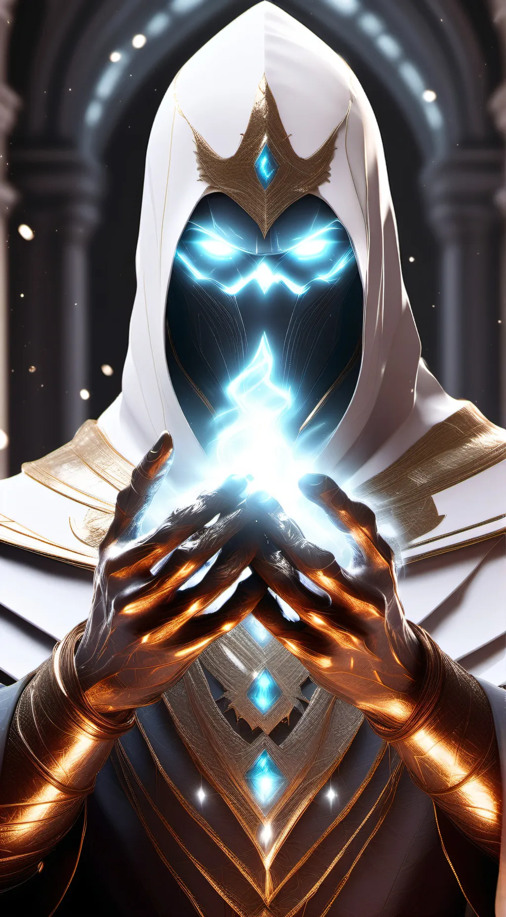 ai character: mysterious entity  background