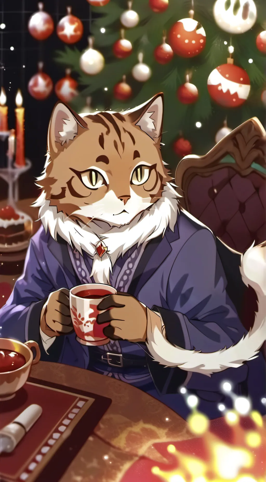 ai character: Flareon background