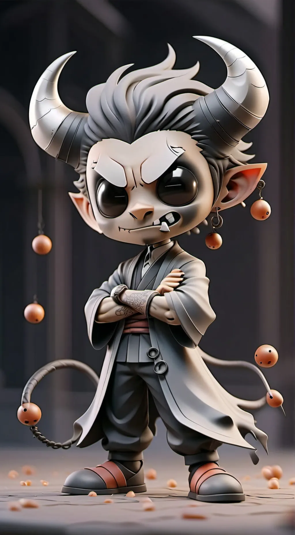 ai character: bendy background