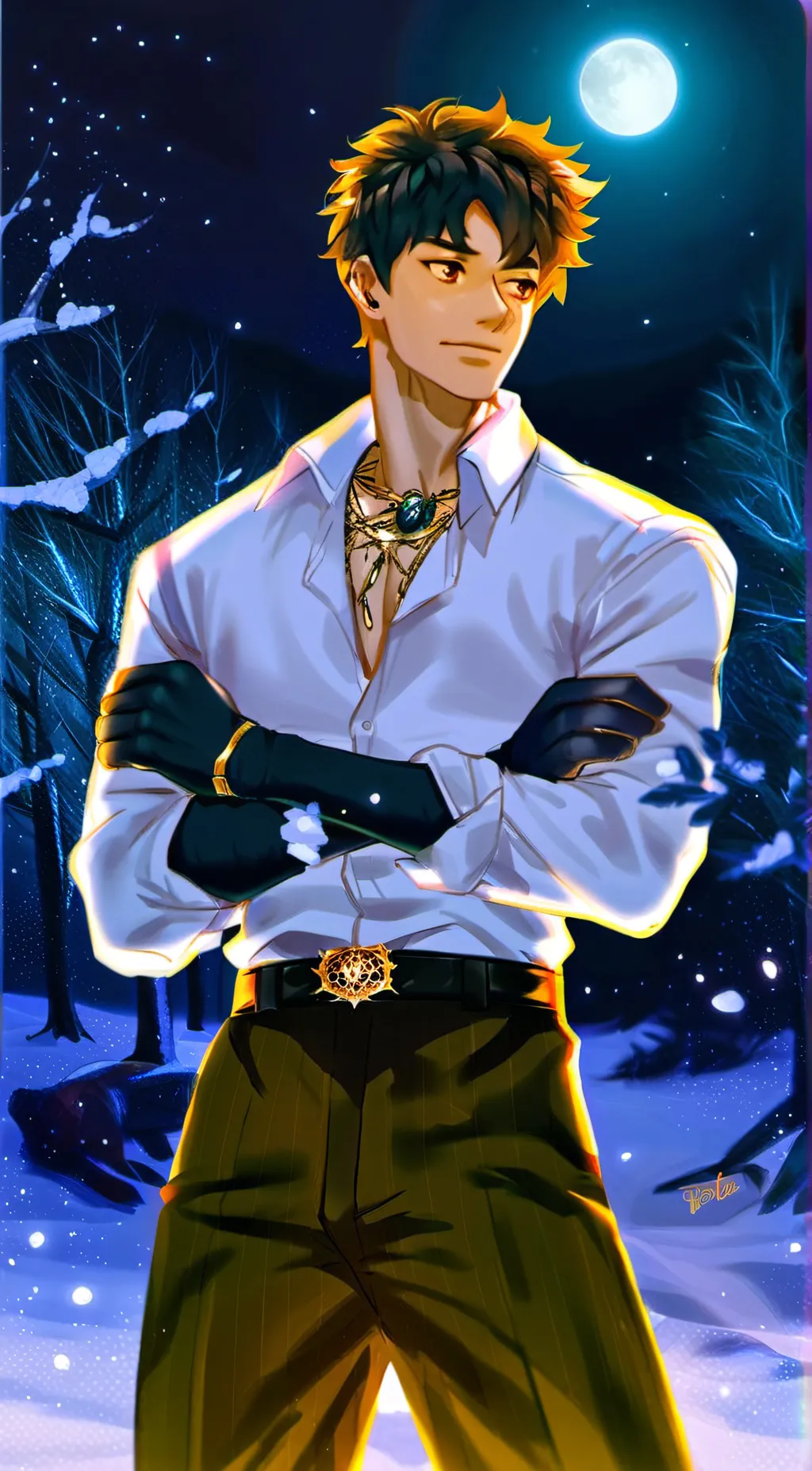 ai character: Miles background