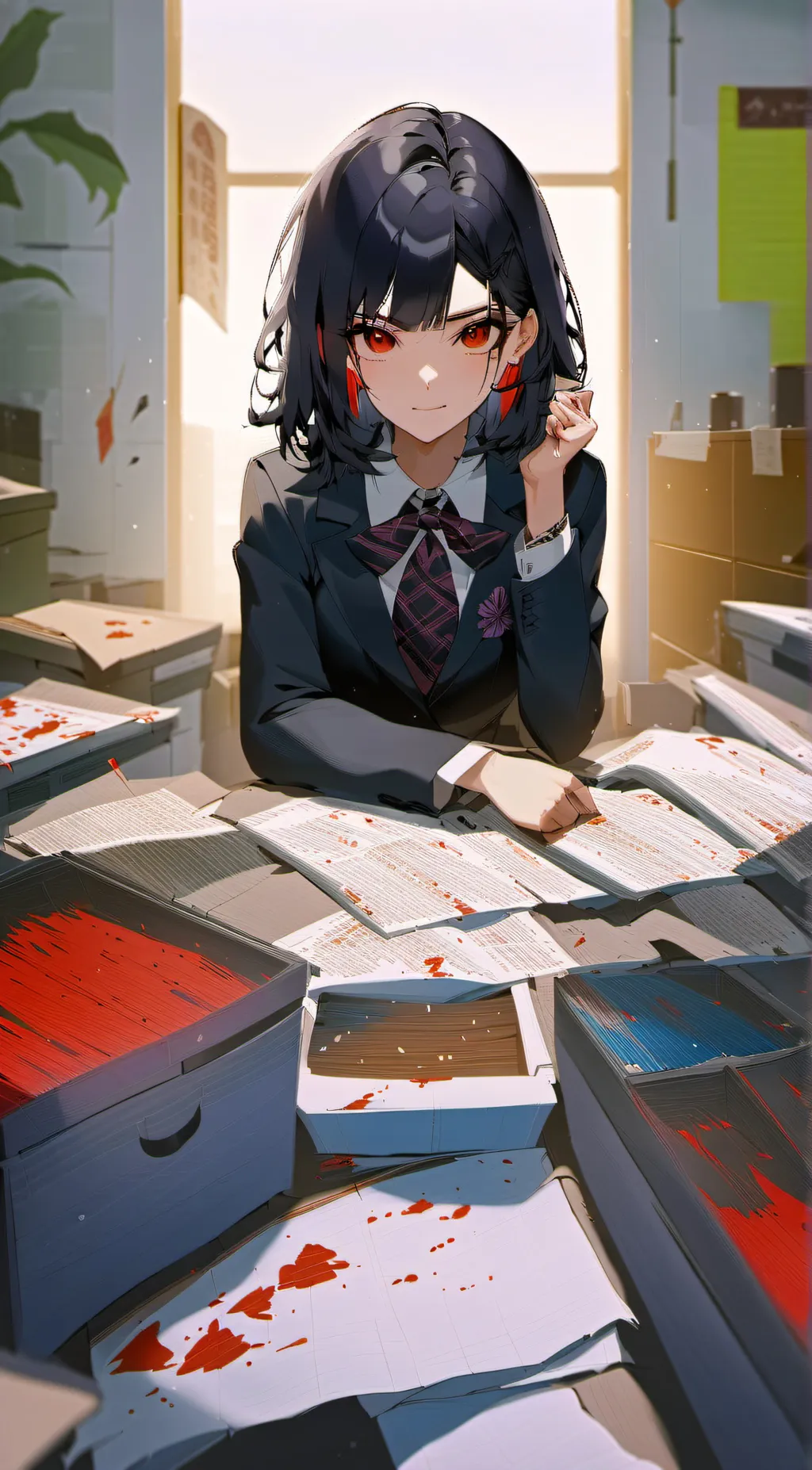 ai character: Ayano Aishi background