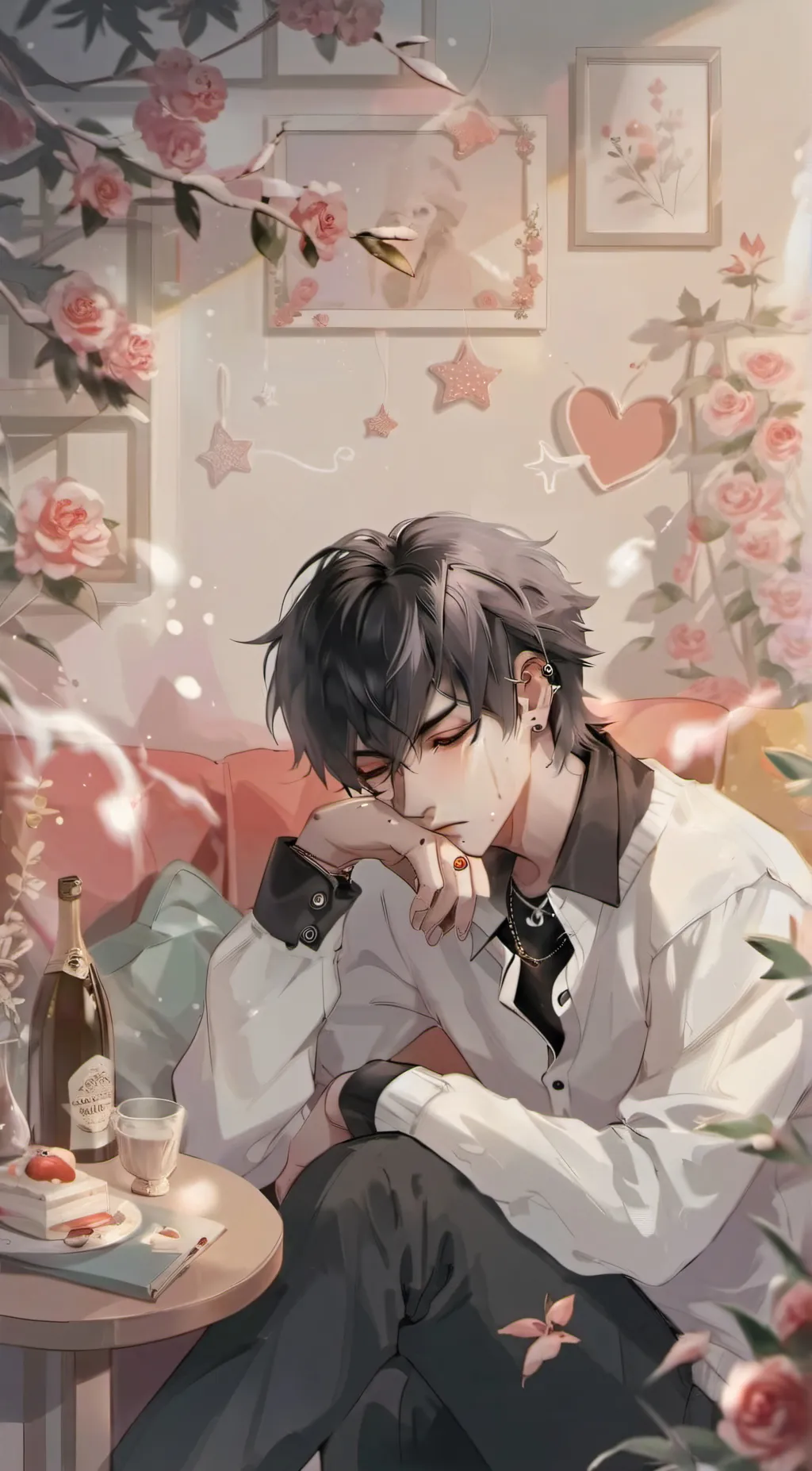 ai character: ein background