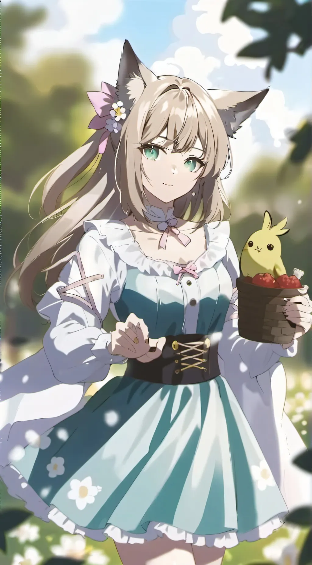 ai character: aphmau and ein background