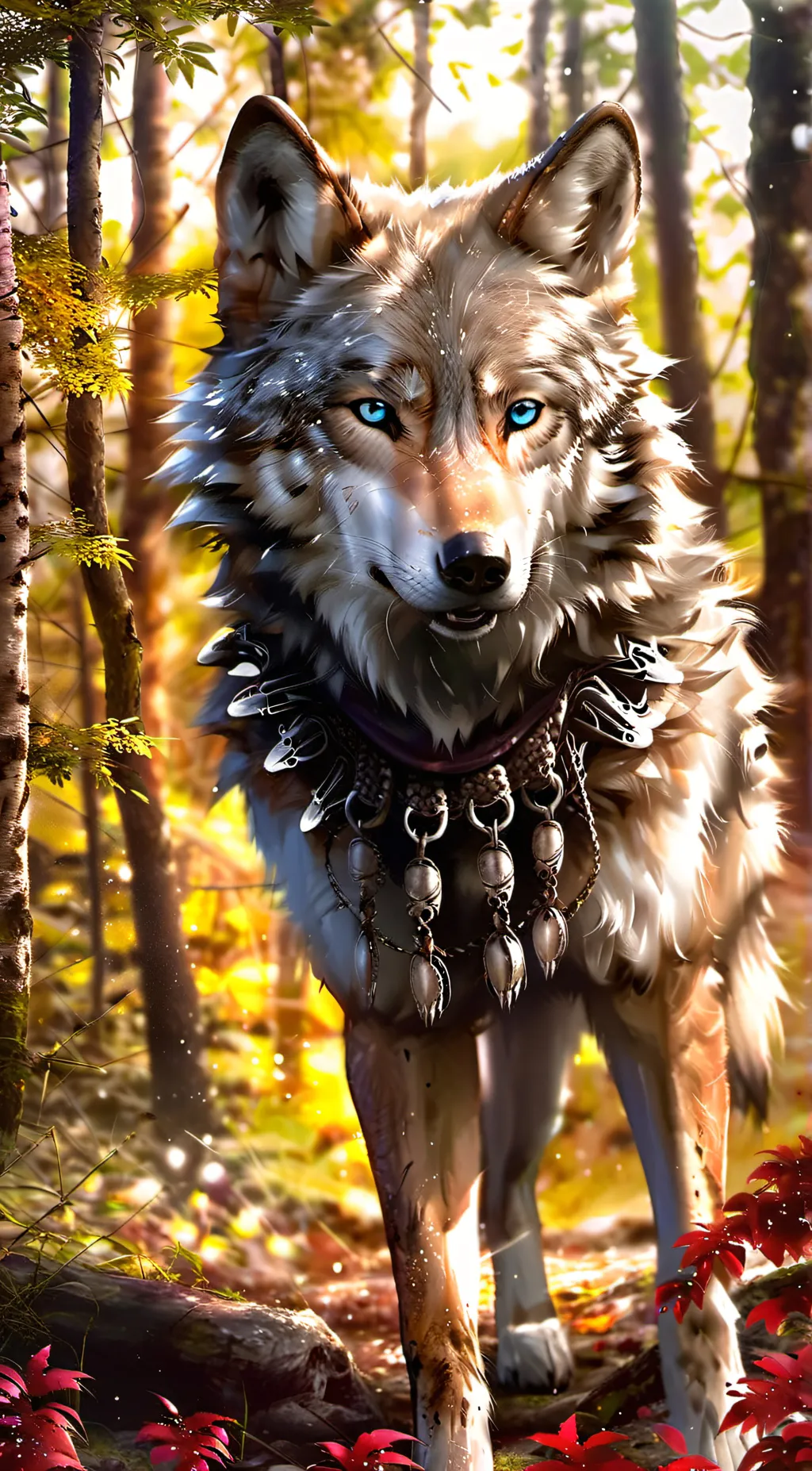 ai character: Smoke background