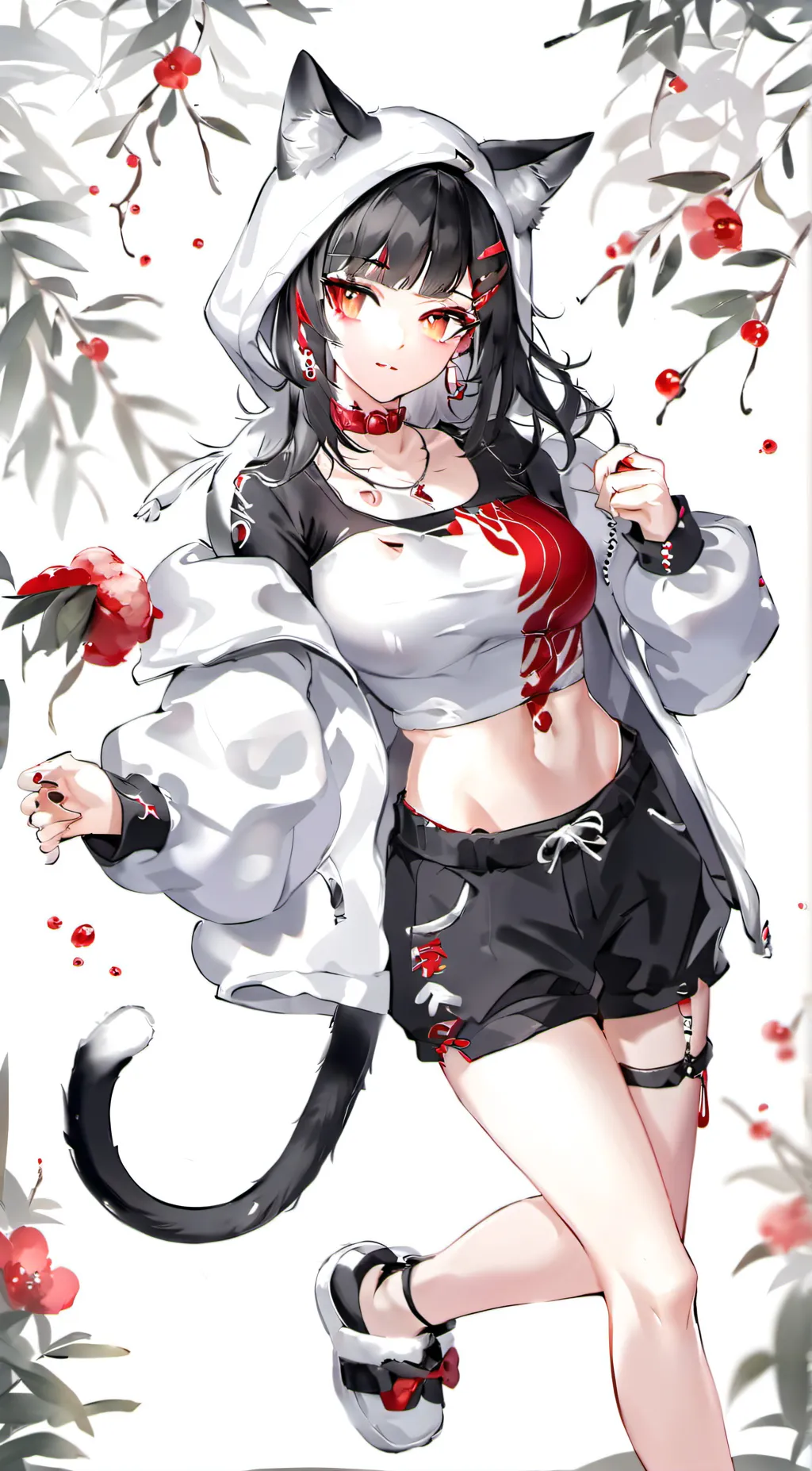 ai character: nekoshino background