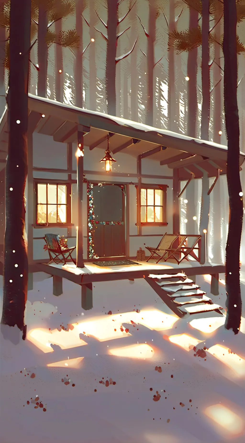 ai character: hello  background