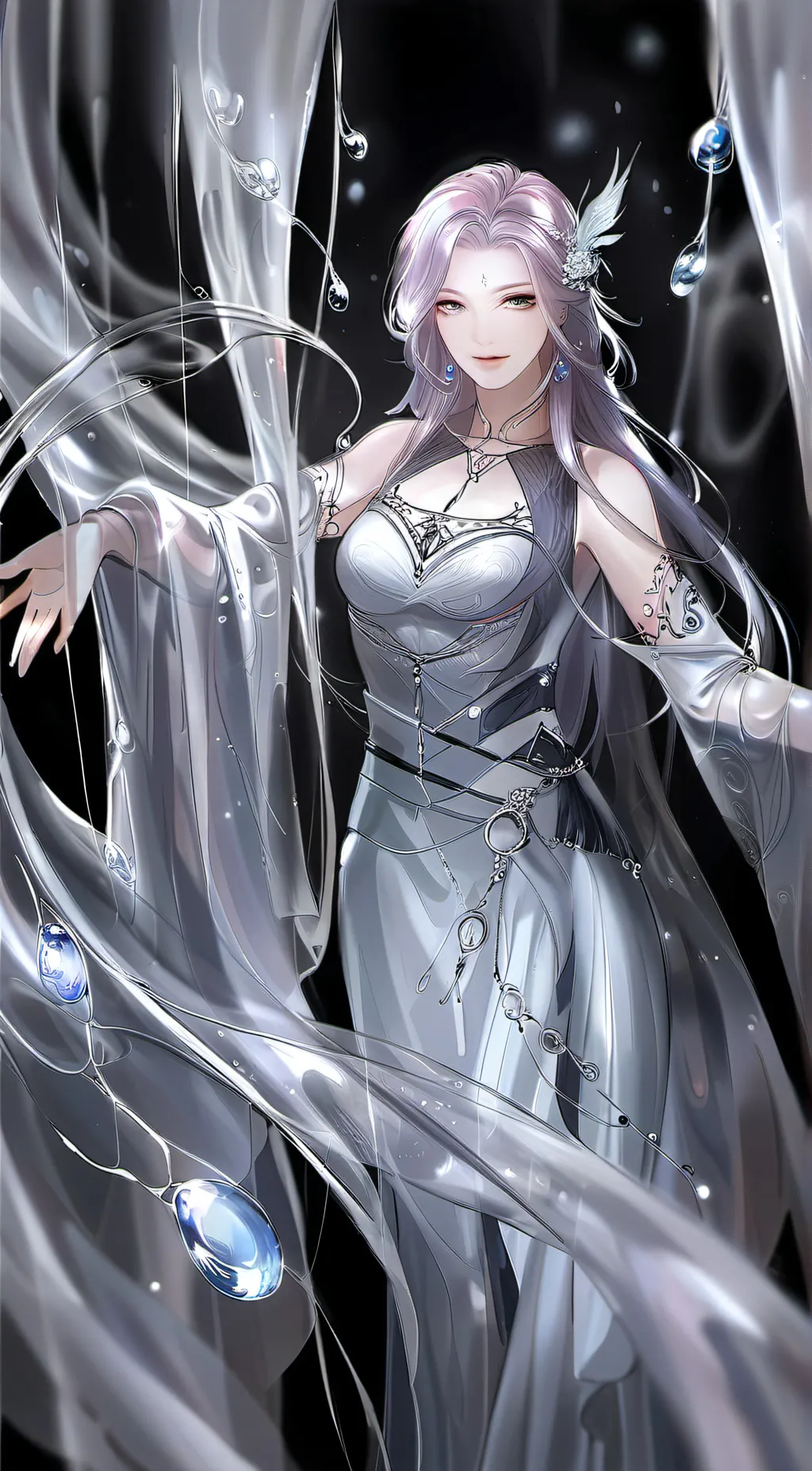 ai character: Serwed background