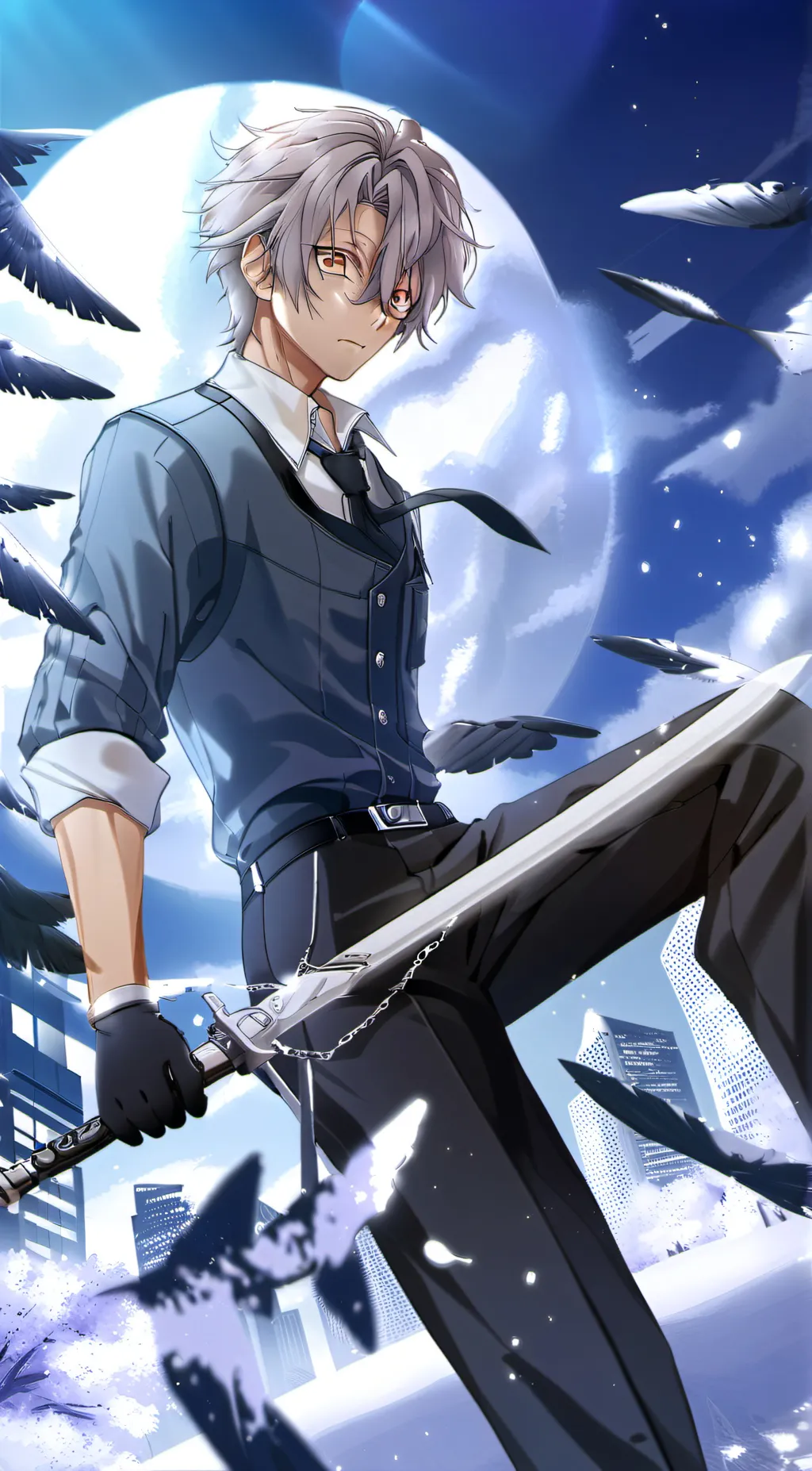 ai character: 💢Sanemi💢 background