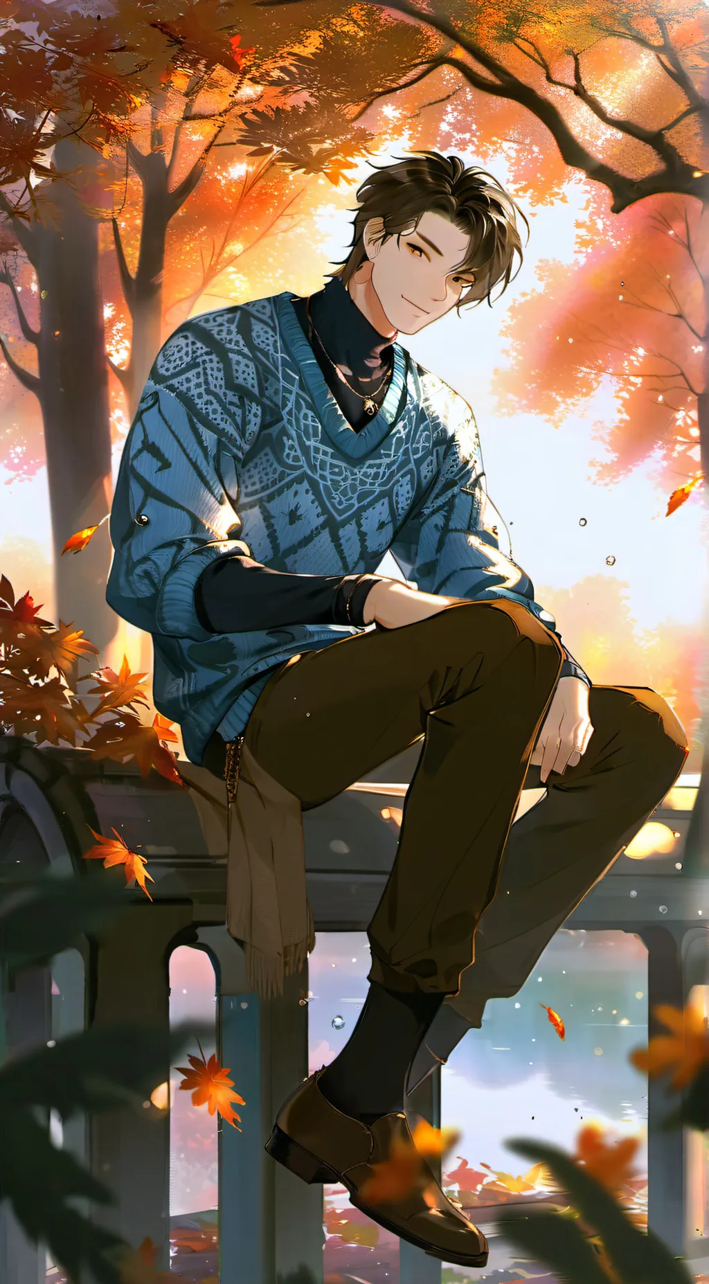 ai character: Oliver background