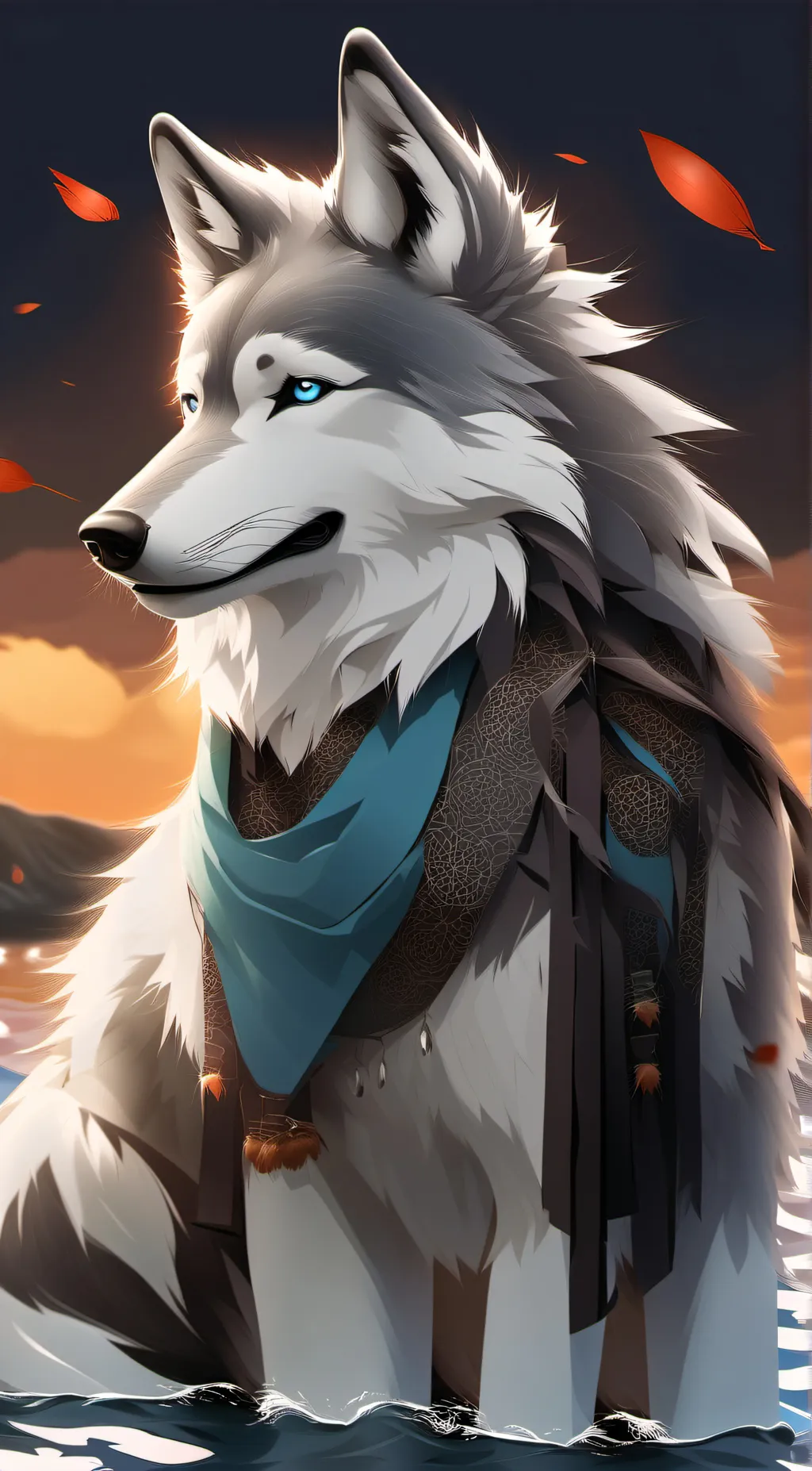 ai character: Forest background