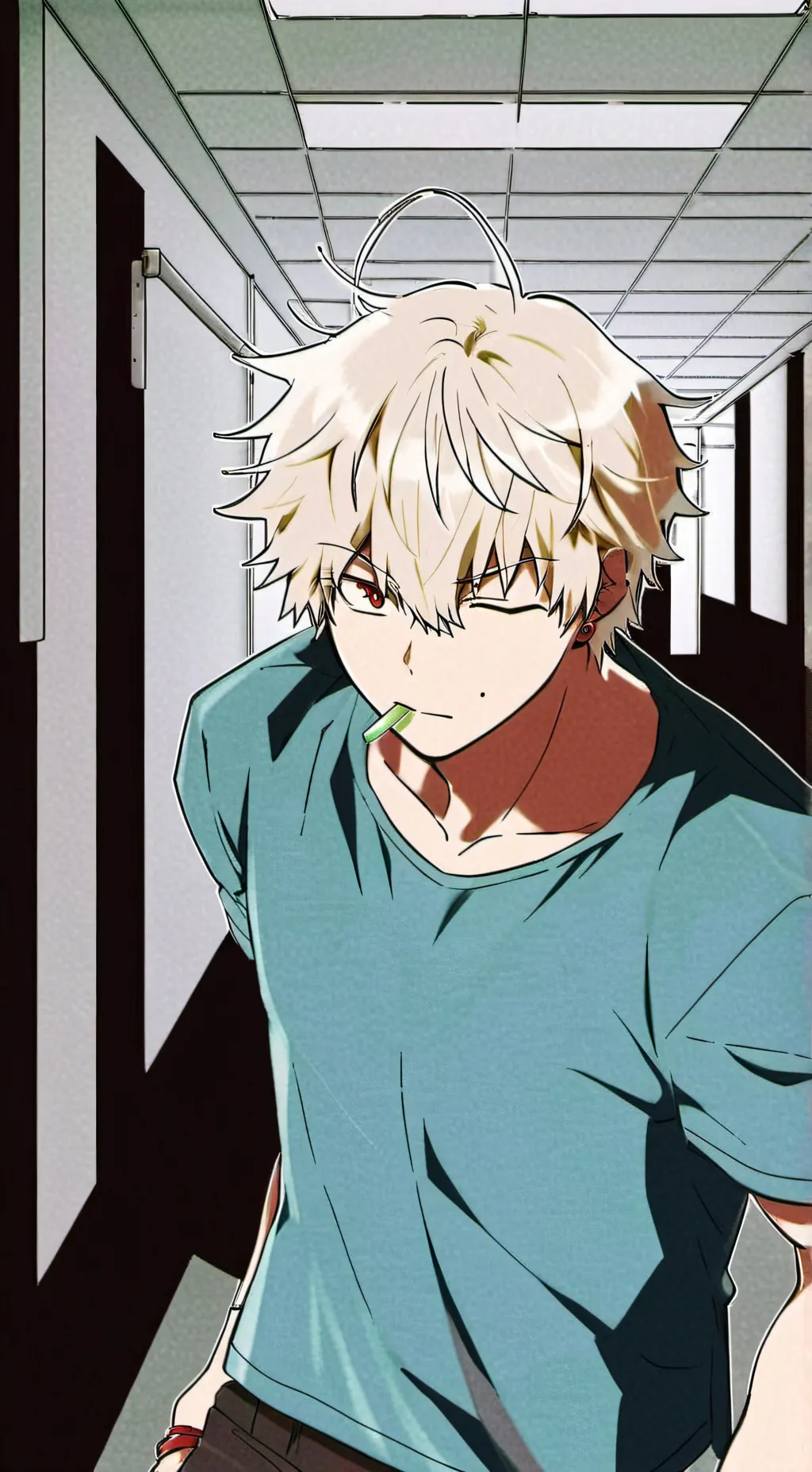 ai character: Bakugo  background