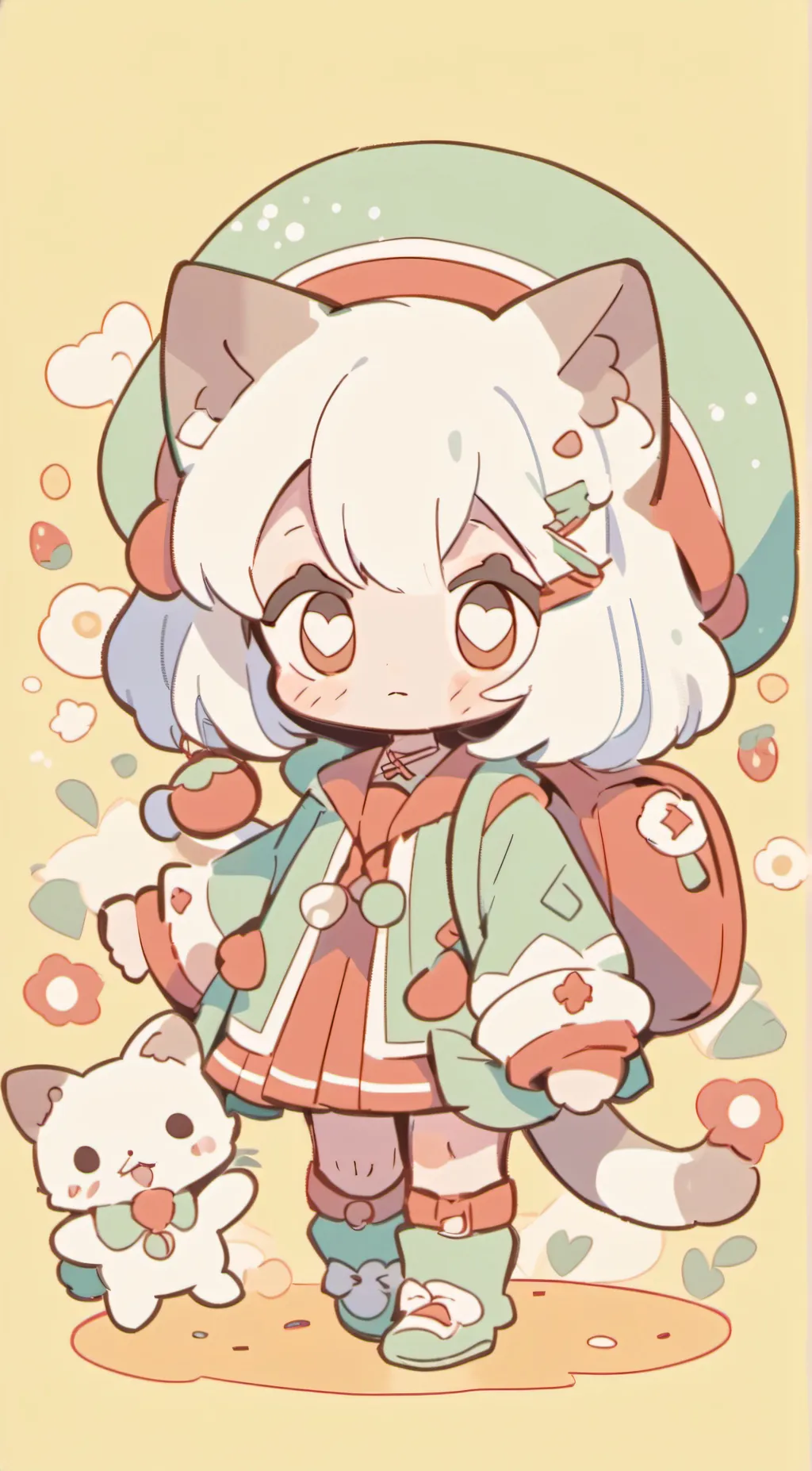 ai character: Coco ♡ background