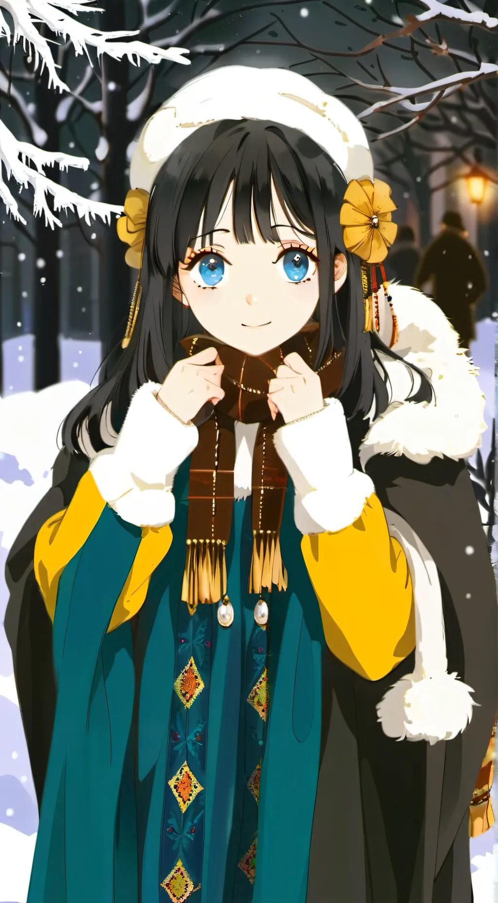 ai character: добрый background