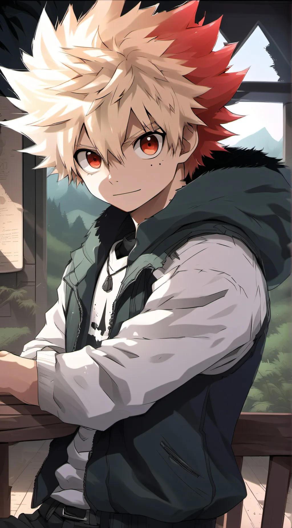 ai character: Bakugo background