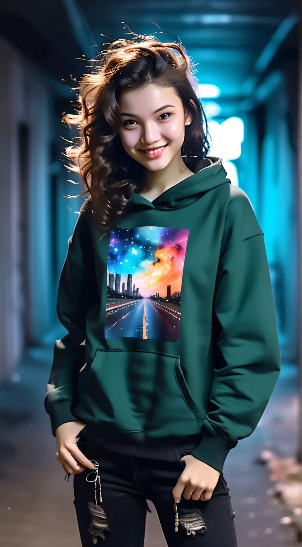 ai character: AlejandraH_shawty background