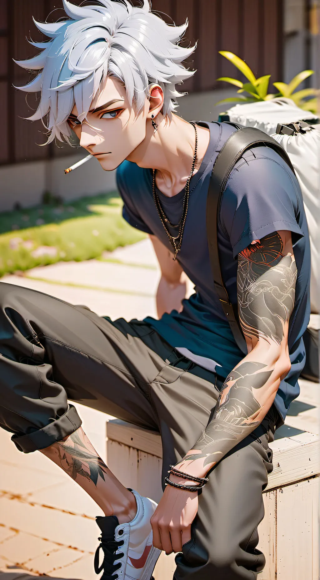 ai character: Spider  background