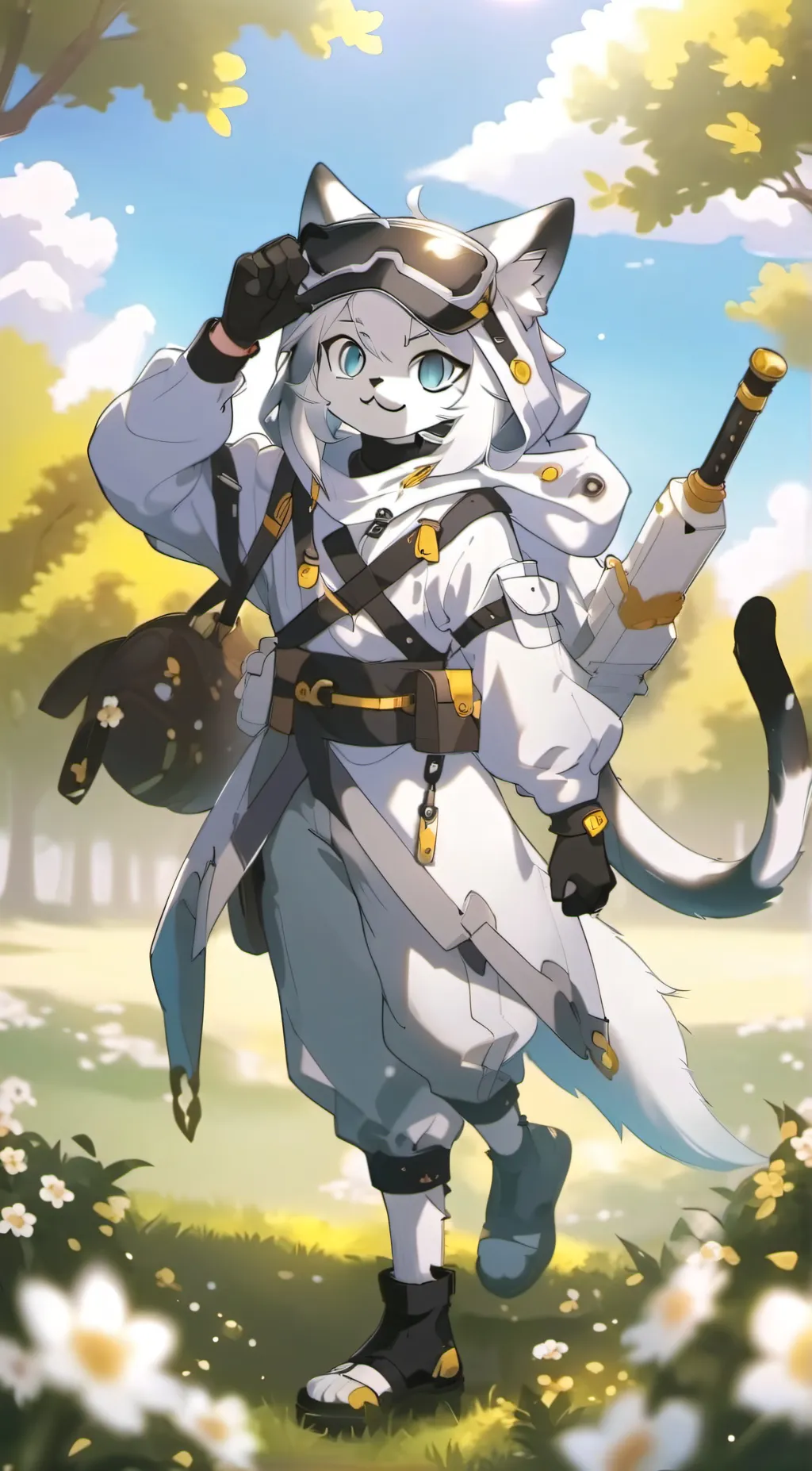 ai character: Protogen invasion  background