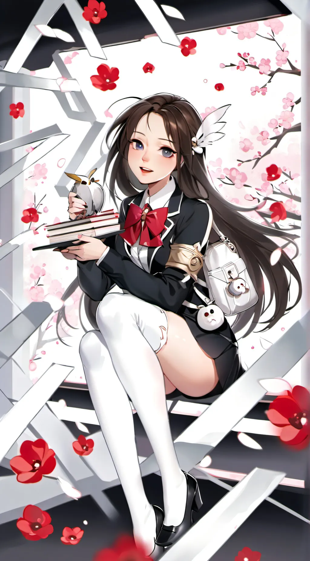 ai character: Rose background