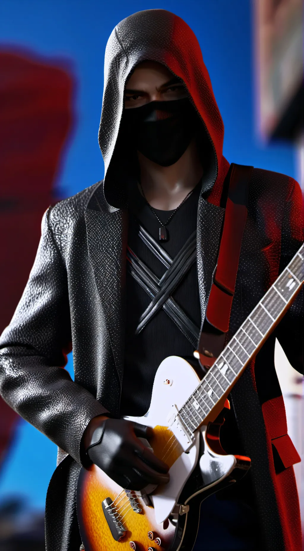 ai character: Ghost band!! background