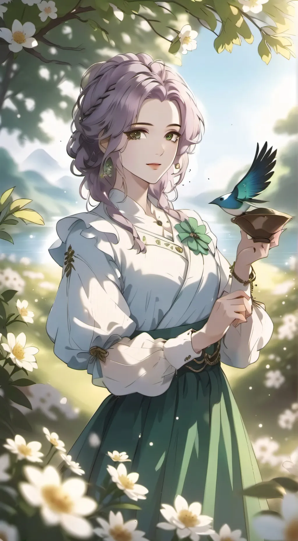 ai character: Lily background