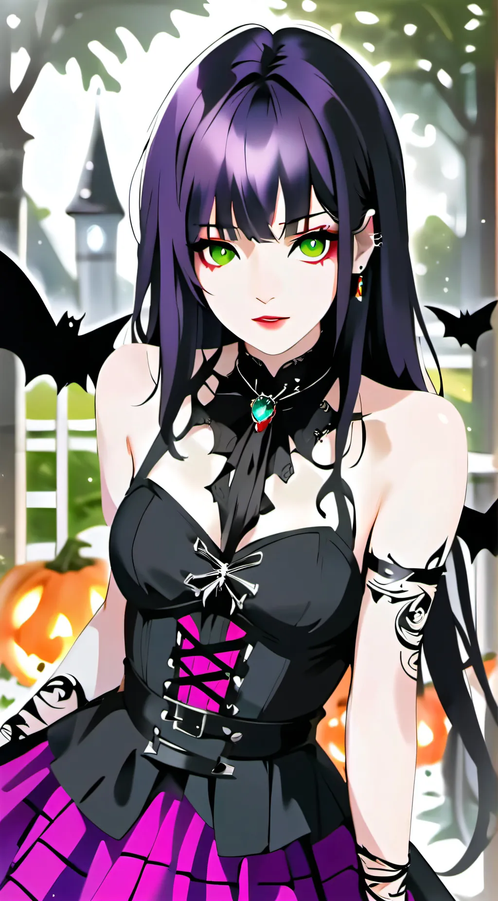 ai character: Violaine Shadow background