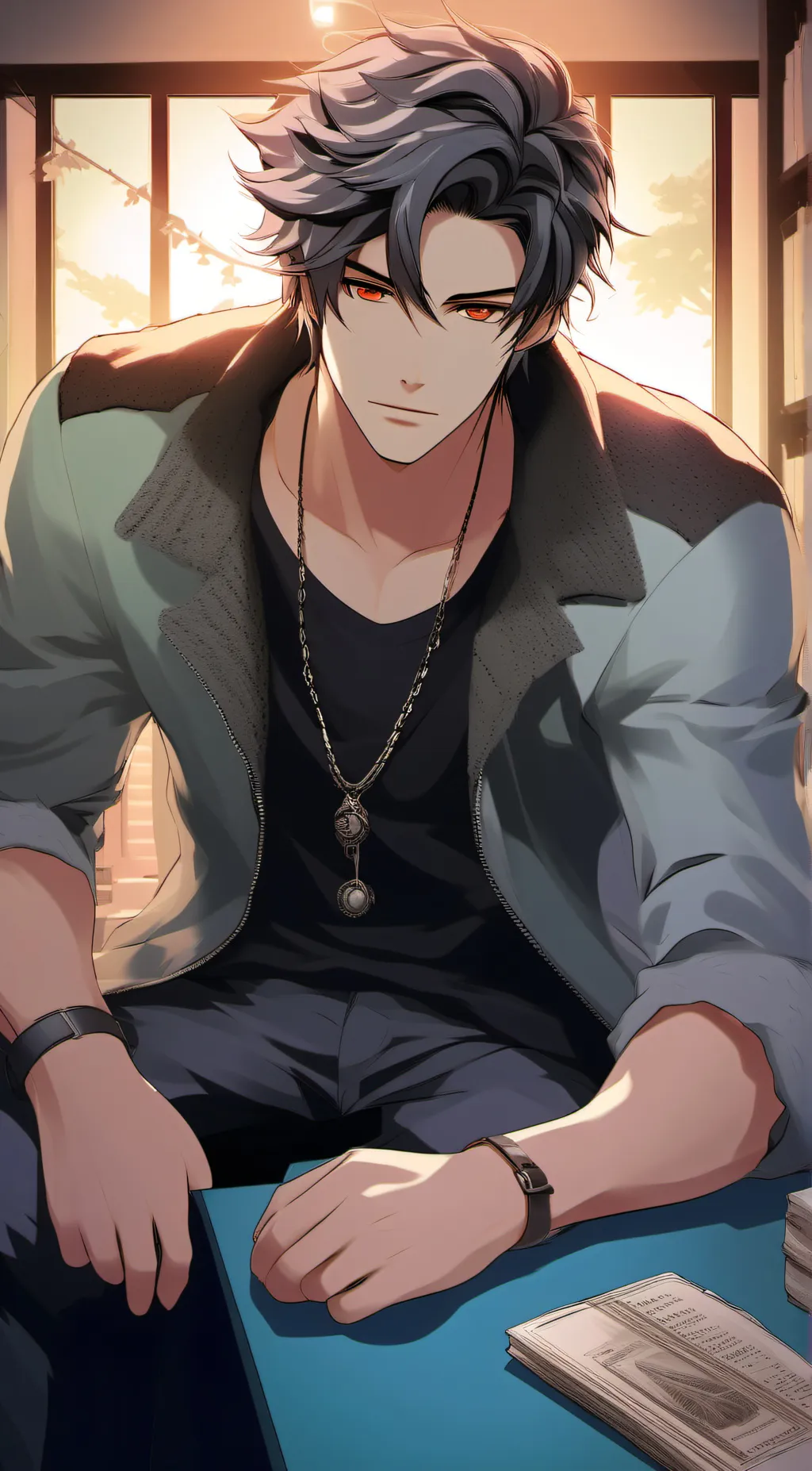 ai character: Lyfon background