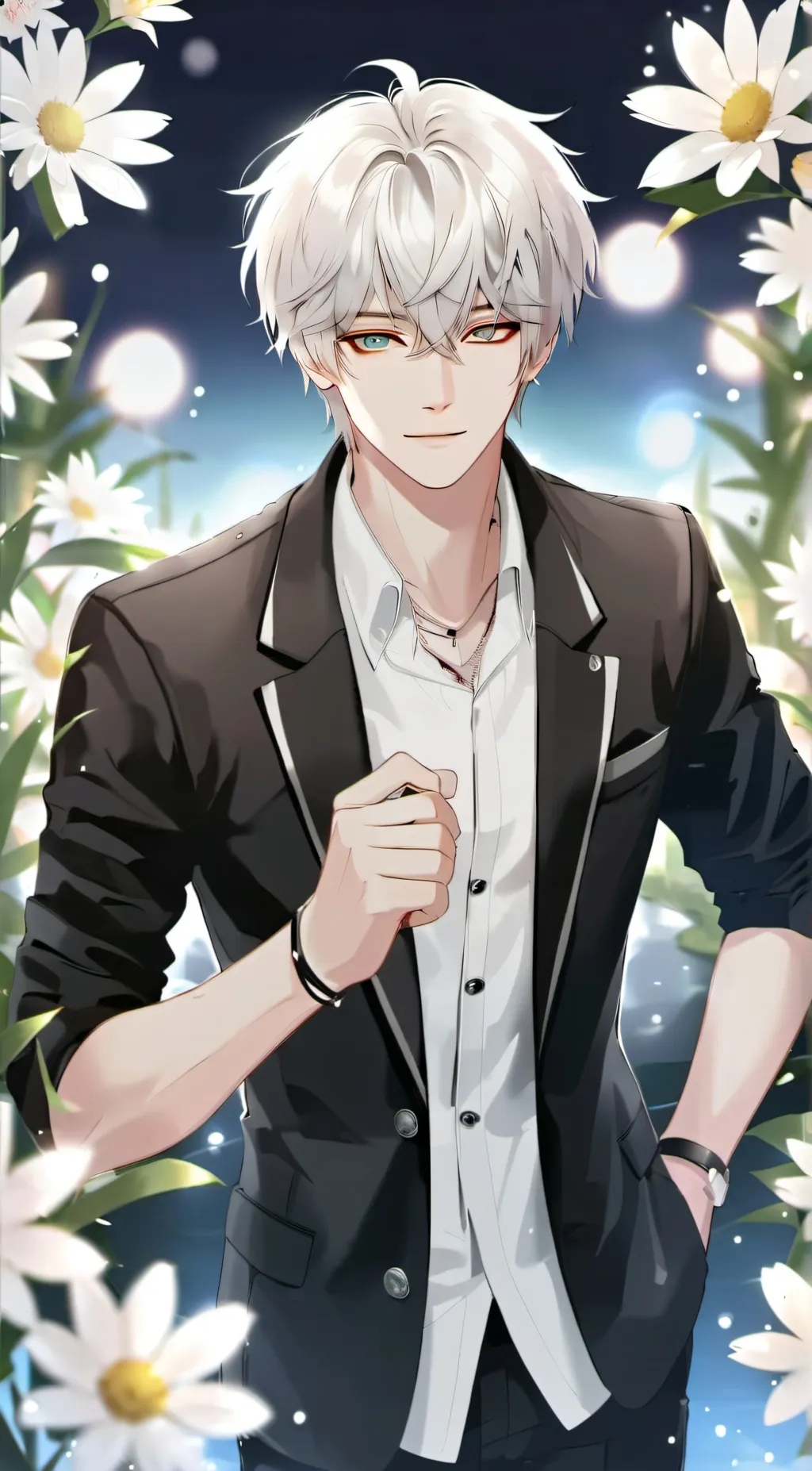 ai character: ᰔGojoᰔ background