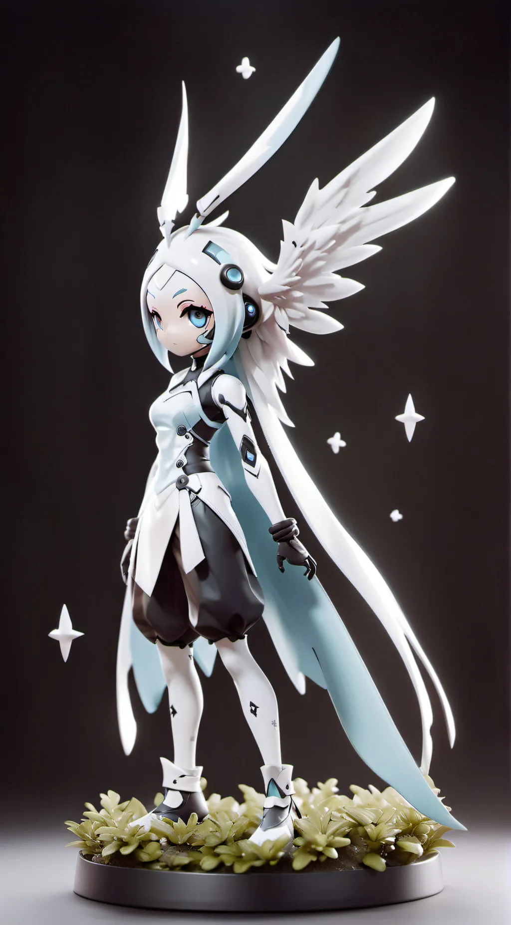 ai character: Cute anime girl background