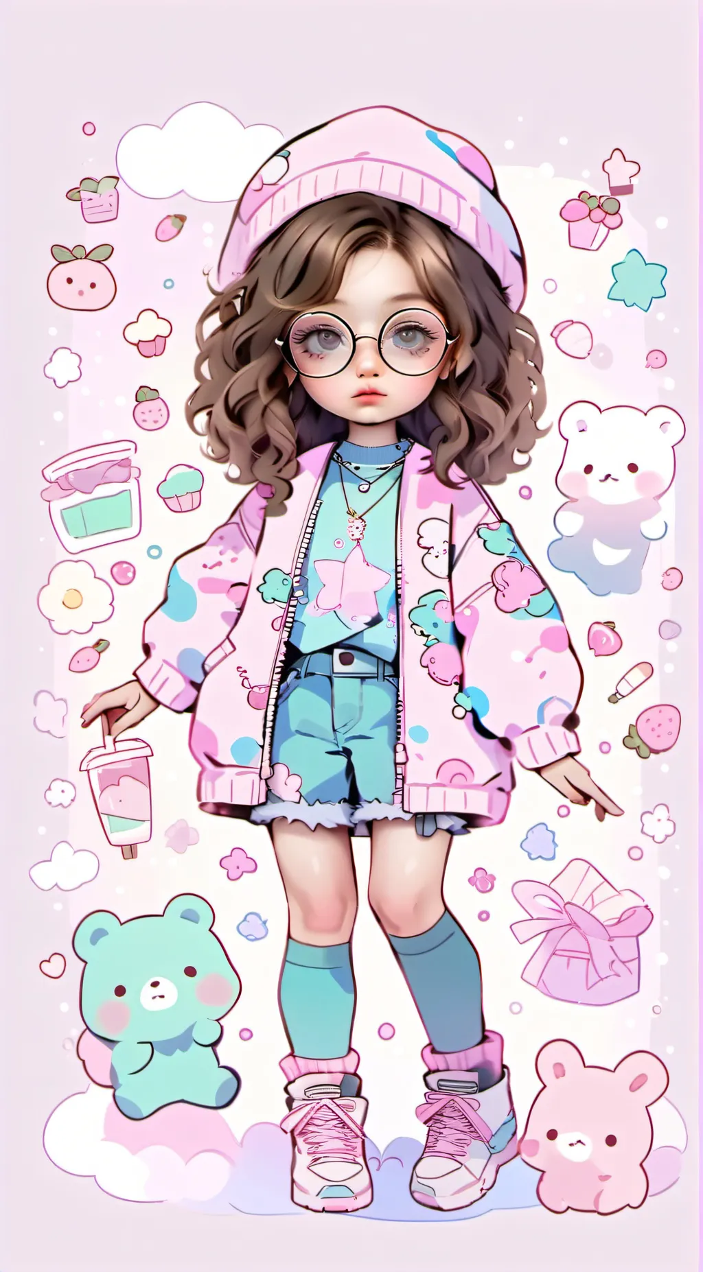 ai character: Lily  background