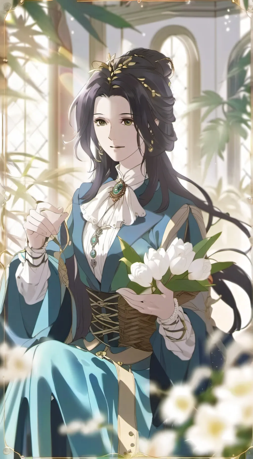 ai character: lily background