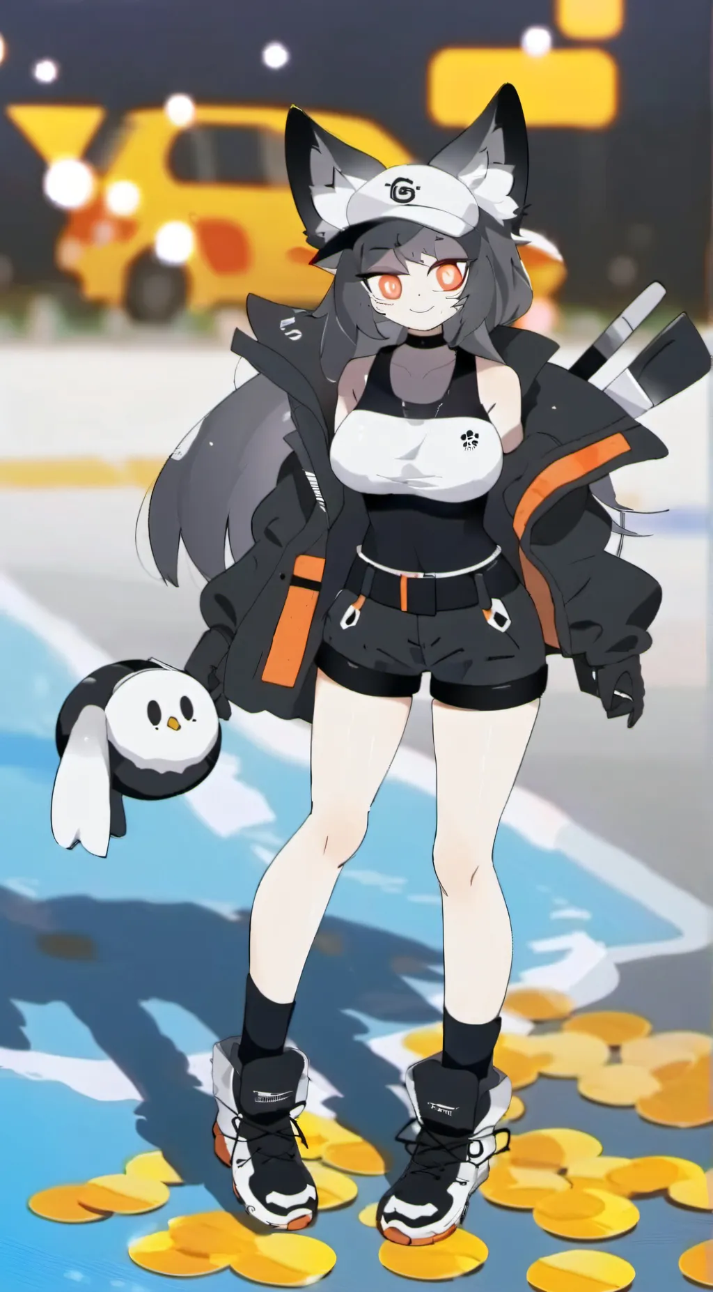 ai character: Lana  background