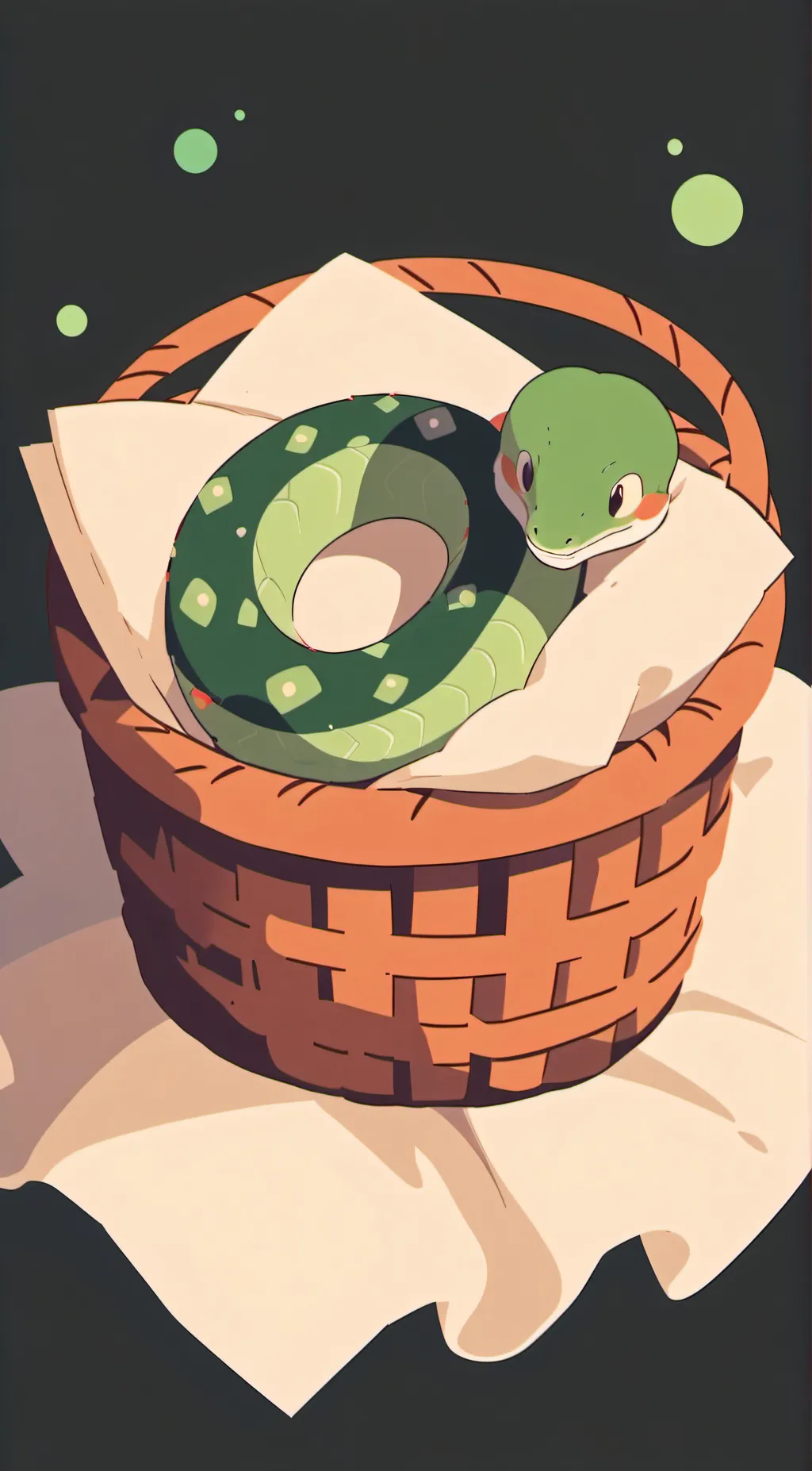 ai character: hh snake background