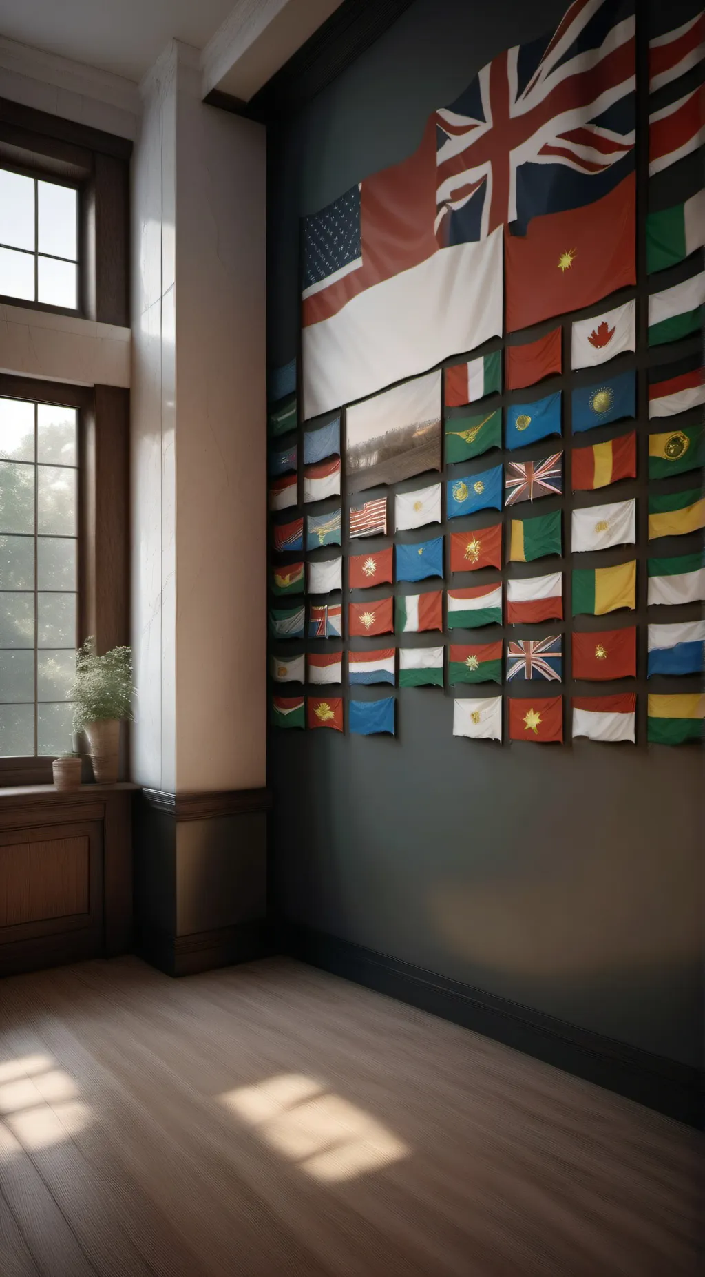 ai character: Countryballs background