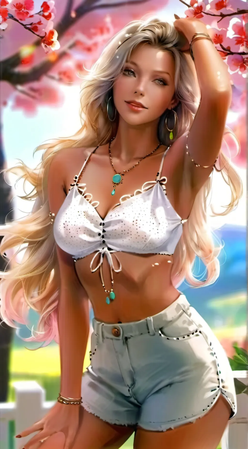 ai character: Autumn background