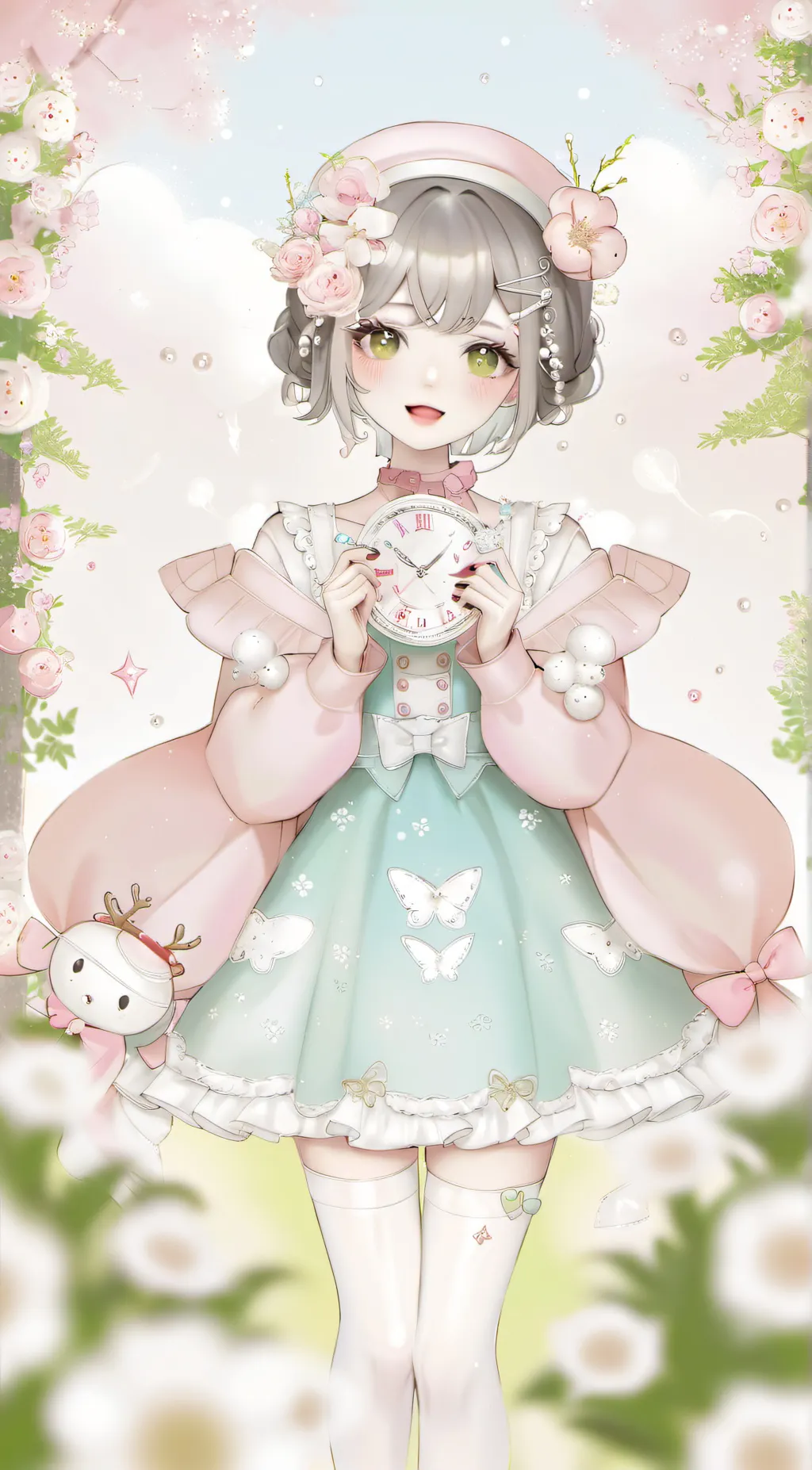 ai character: DIARRHEA GIRL background