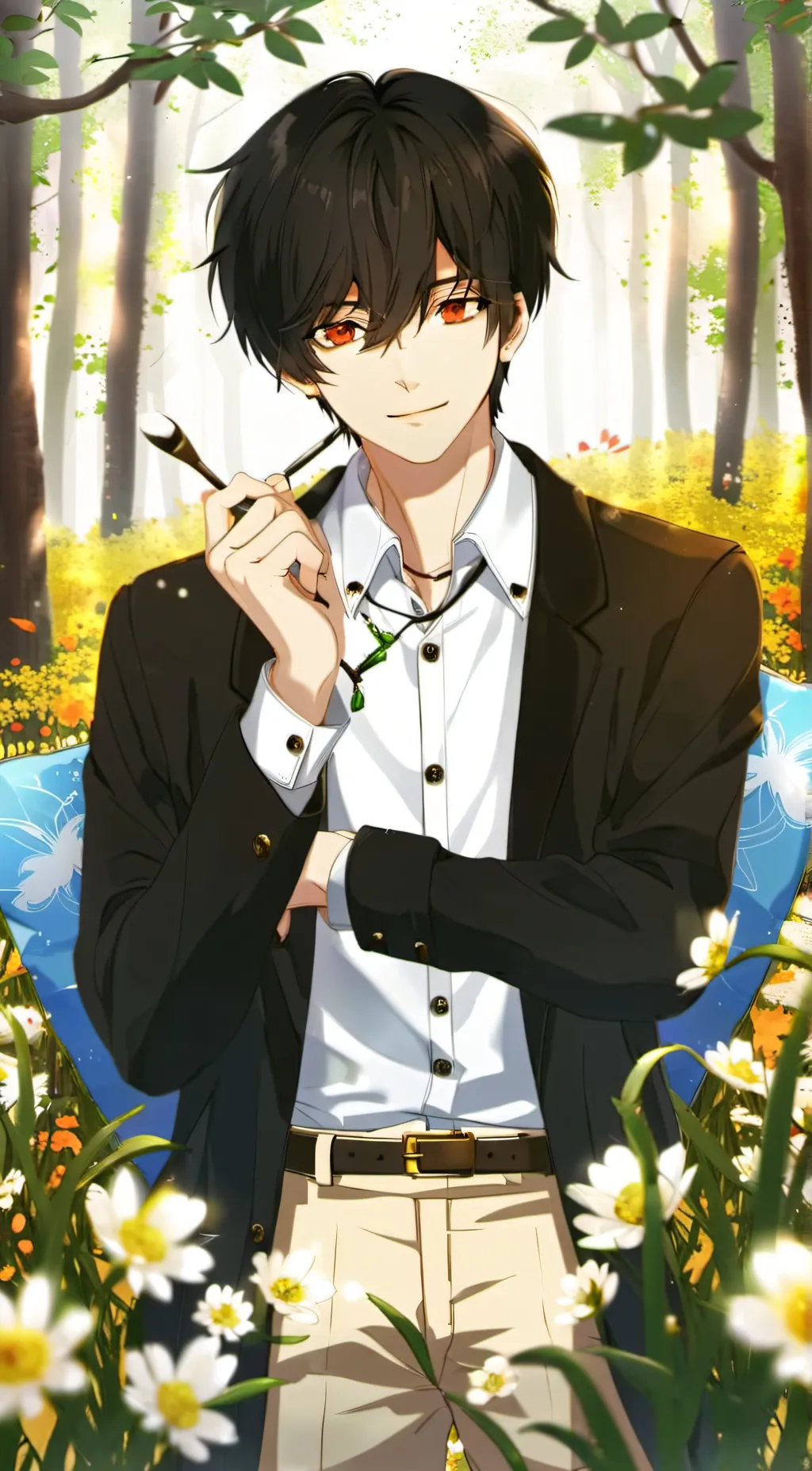 ai character: Your bf mean background