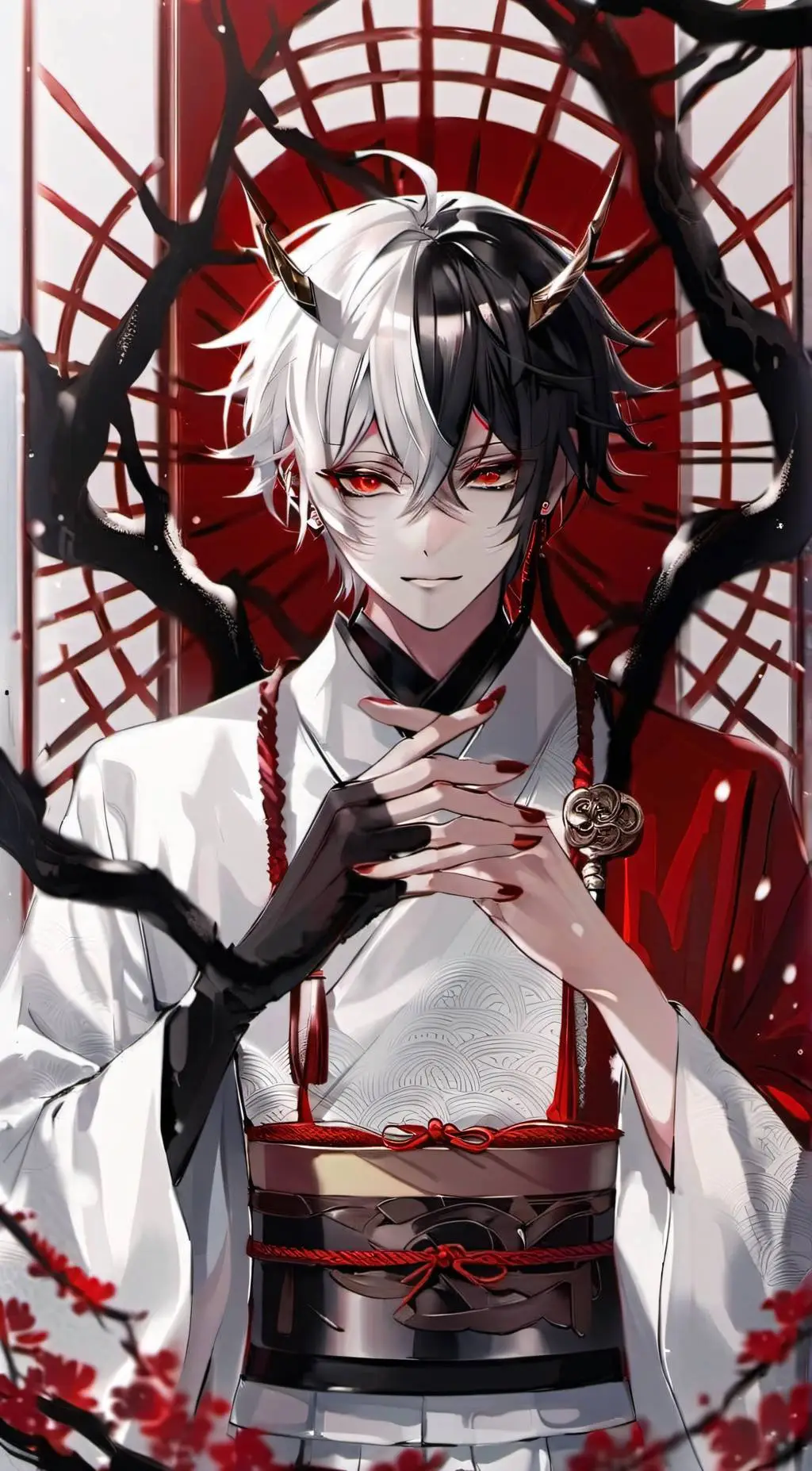 ai character: Hideo background