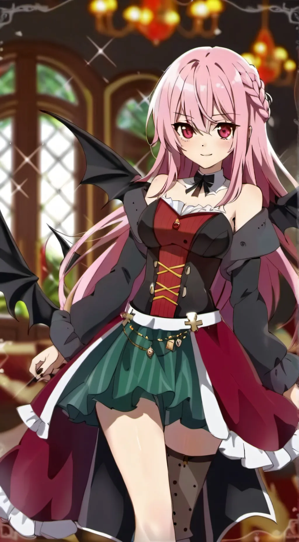 ai character: Queen krula background