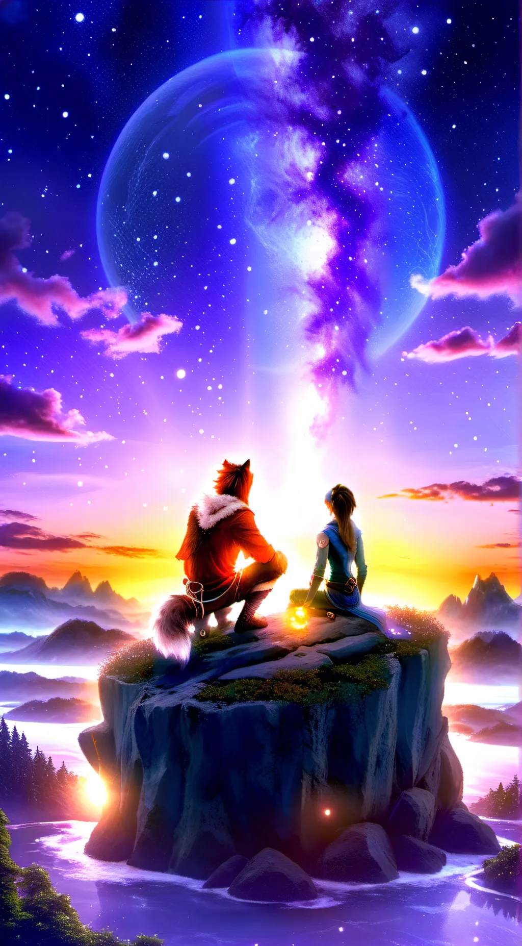 ai character: life background