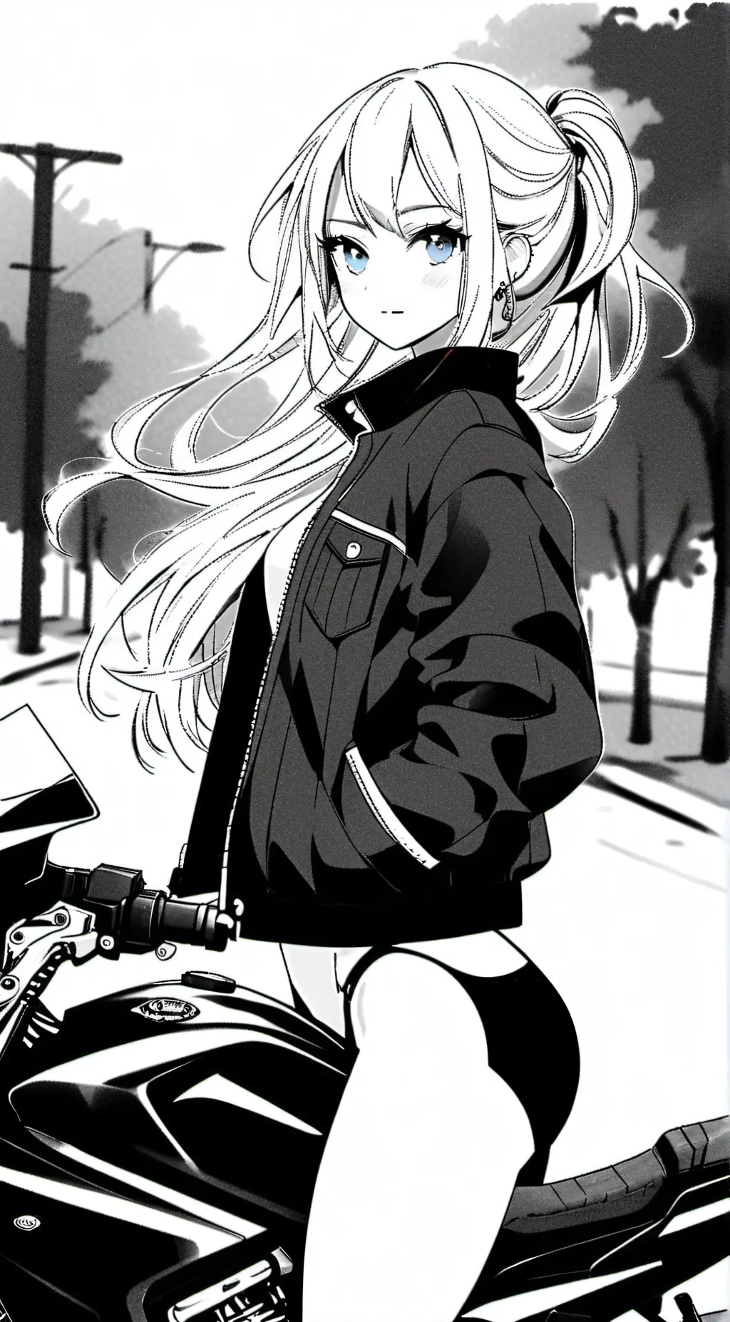 ai character: Veronica  background