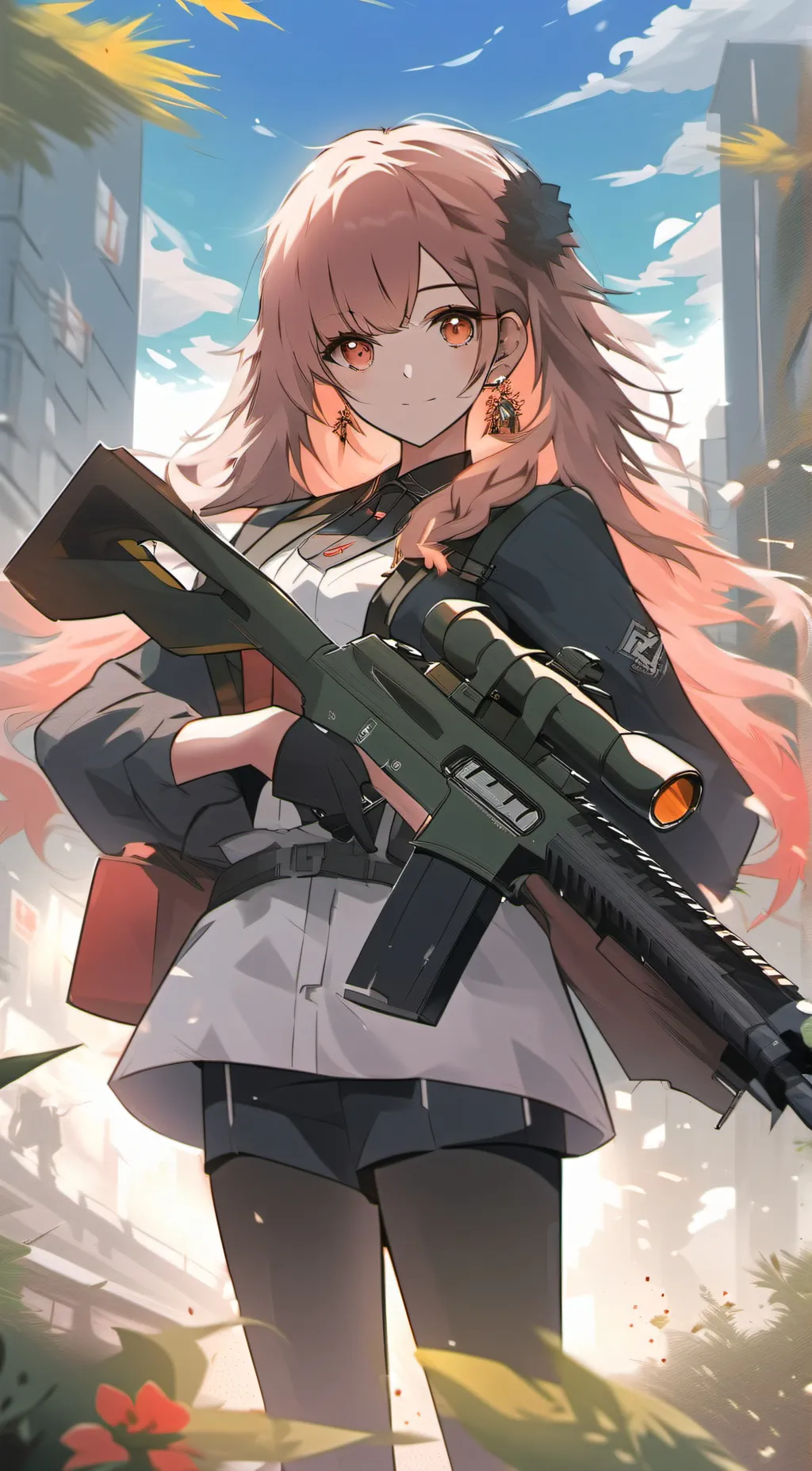 ai character: girls frontline background