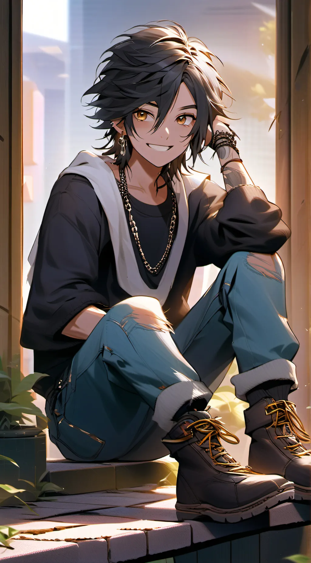 ai character: Parker Lee background