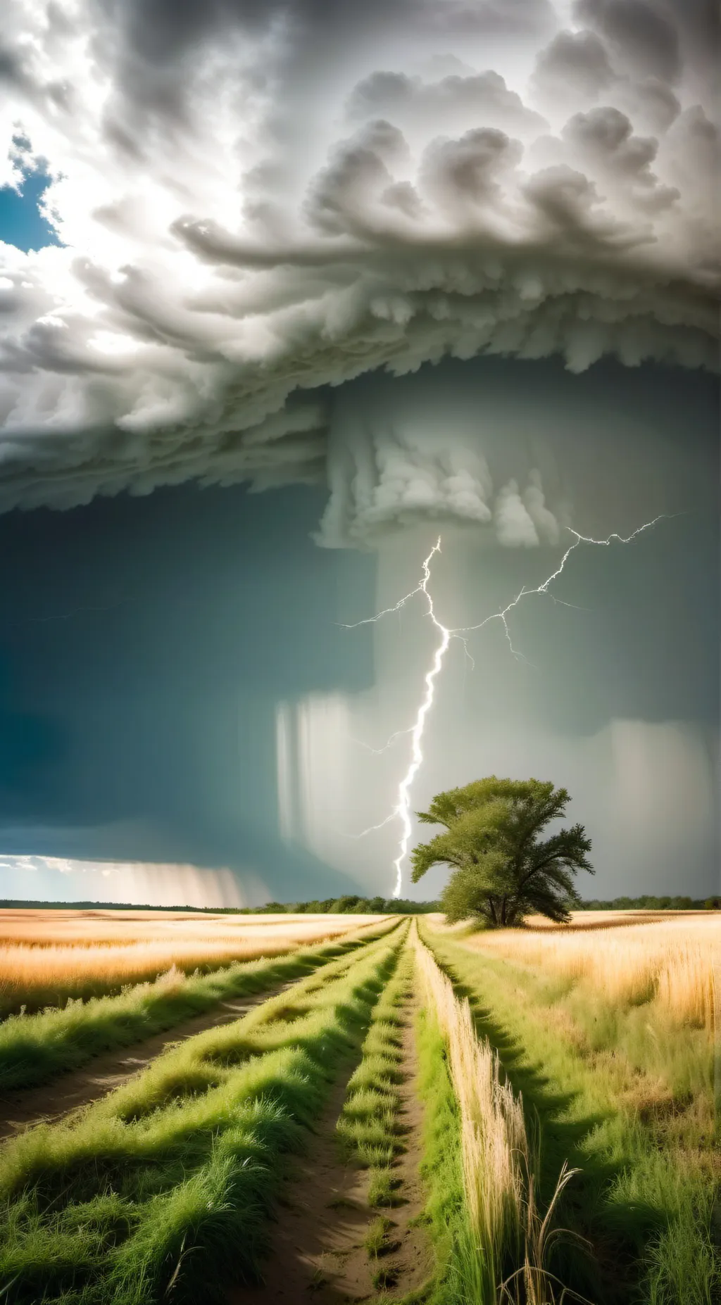 ai character: The super storm  background