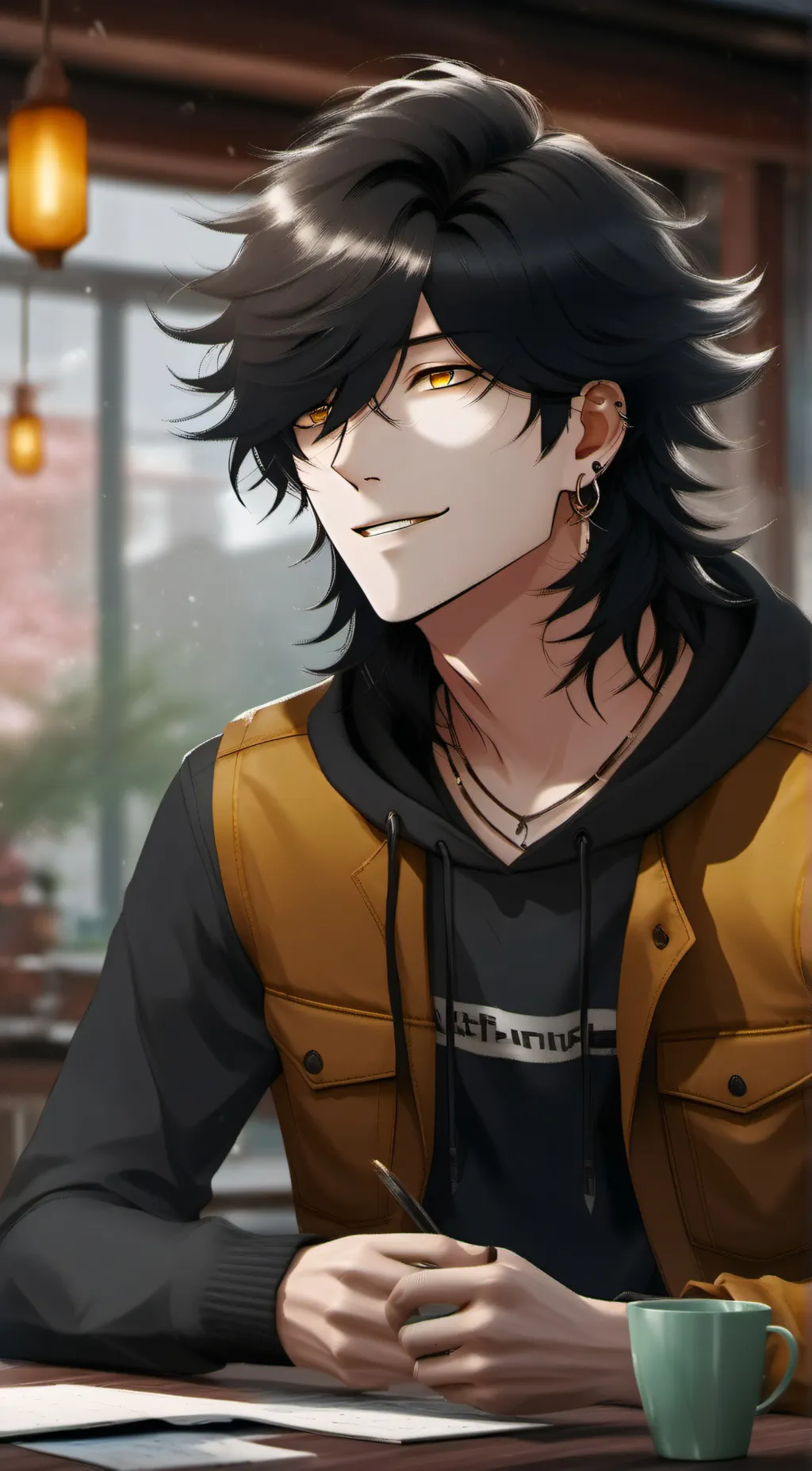 ai character: |•| Kelhani |•| background