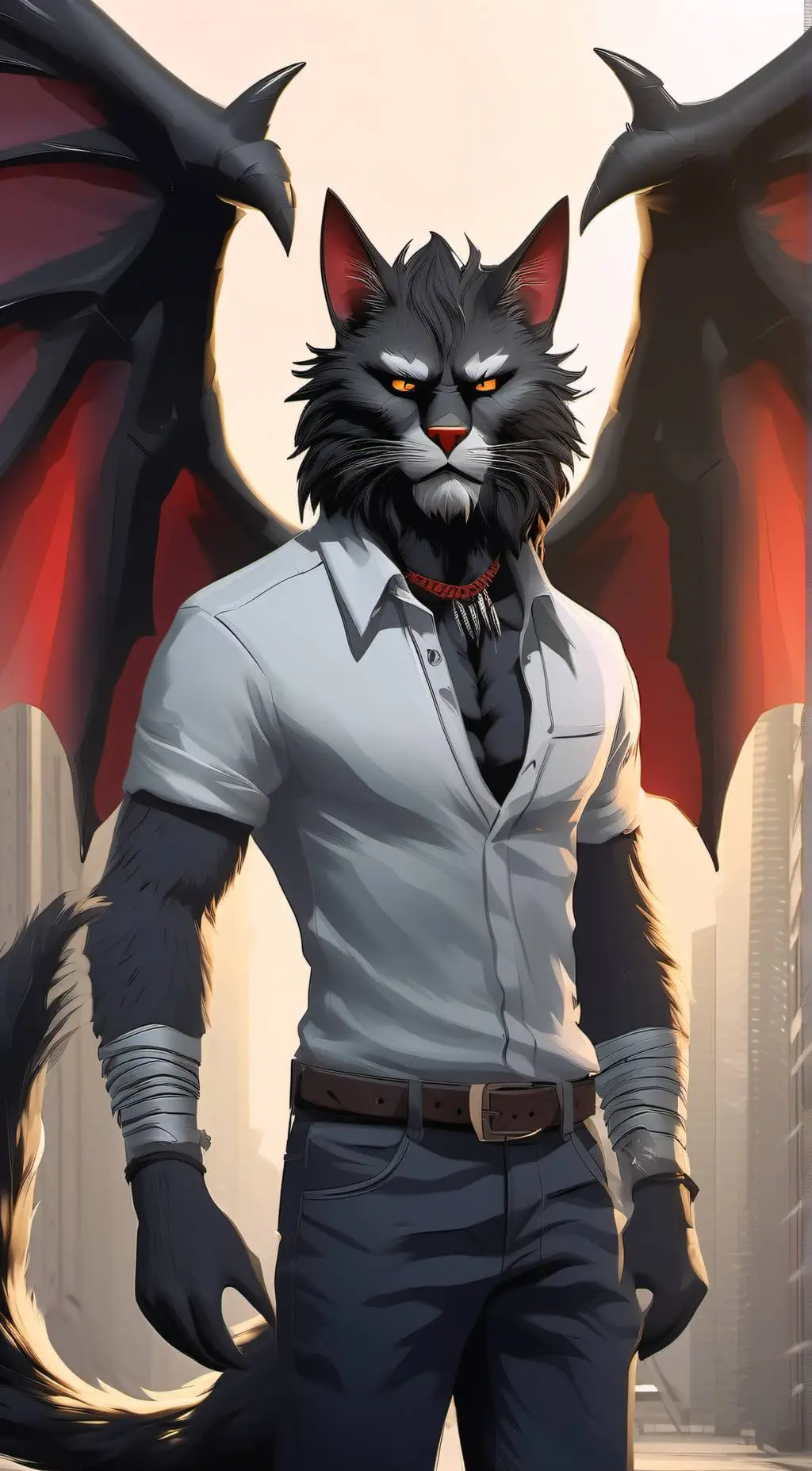 ai character: Husks dad background