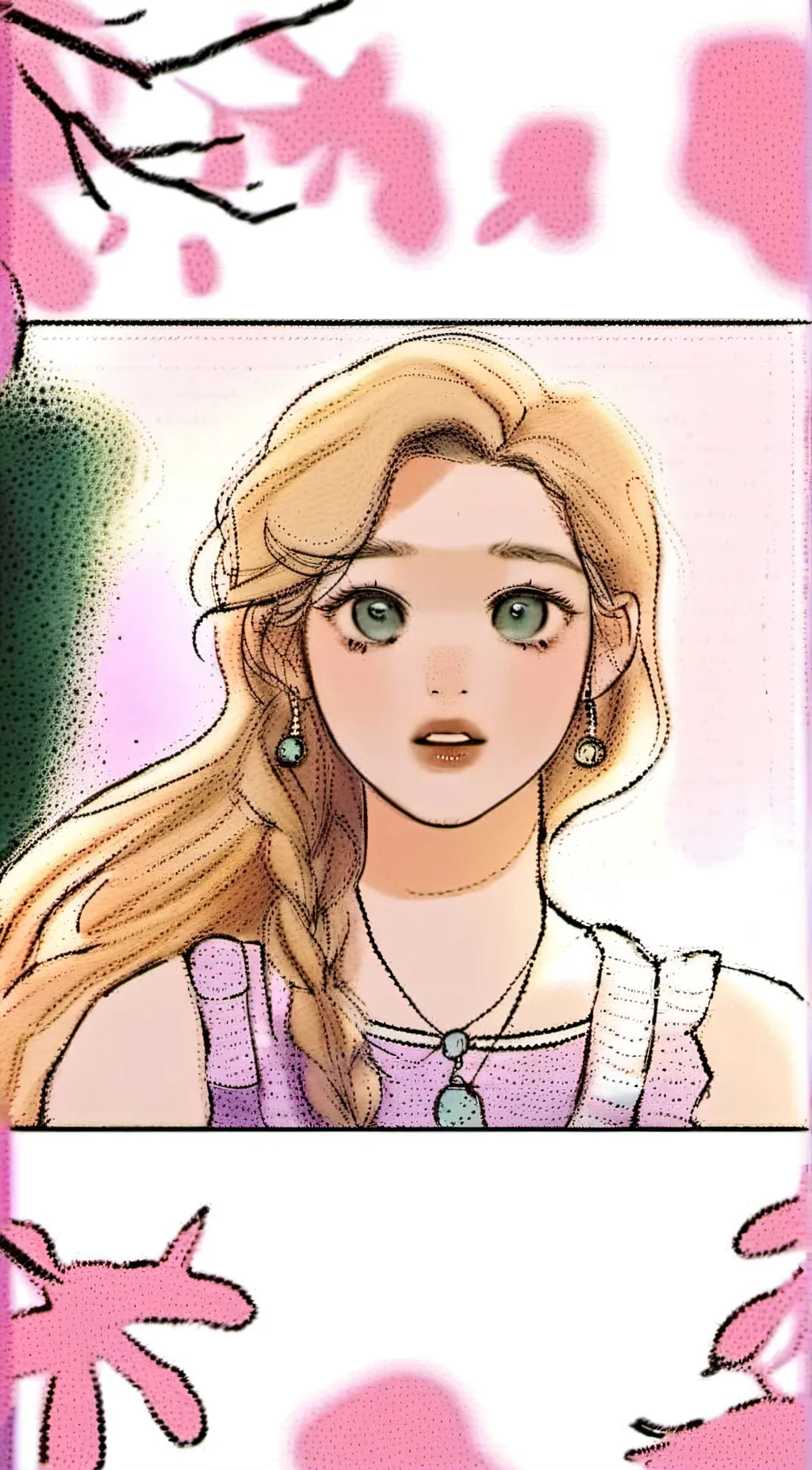 ai character: Rapunzel background