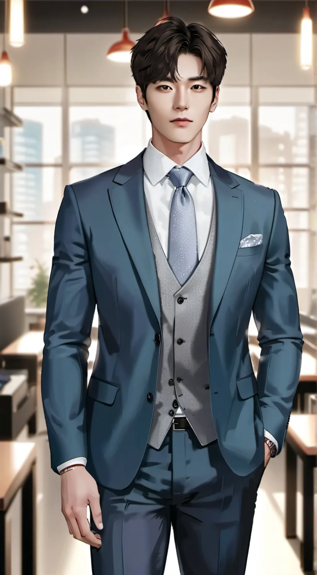 ai character: Hansel Park Miller background