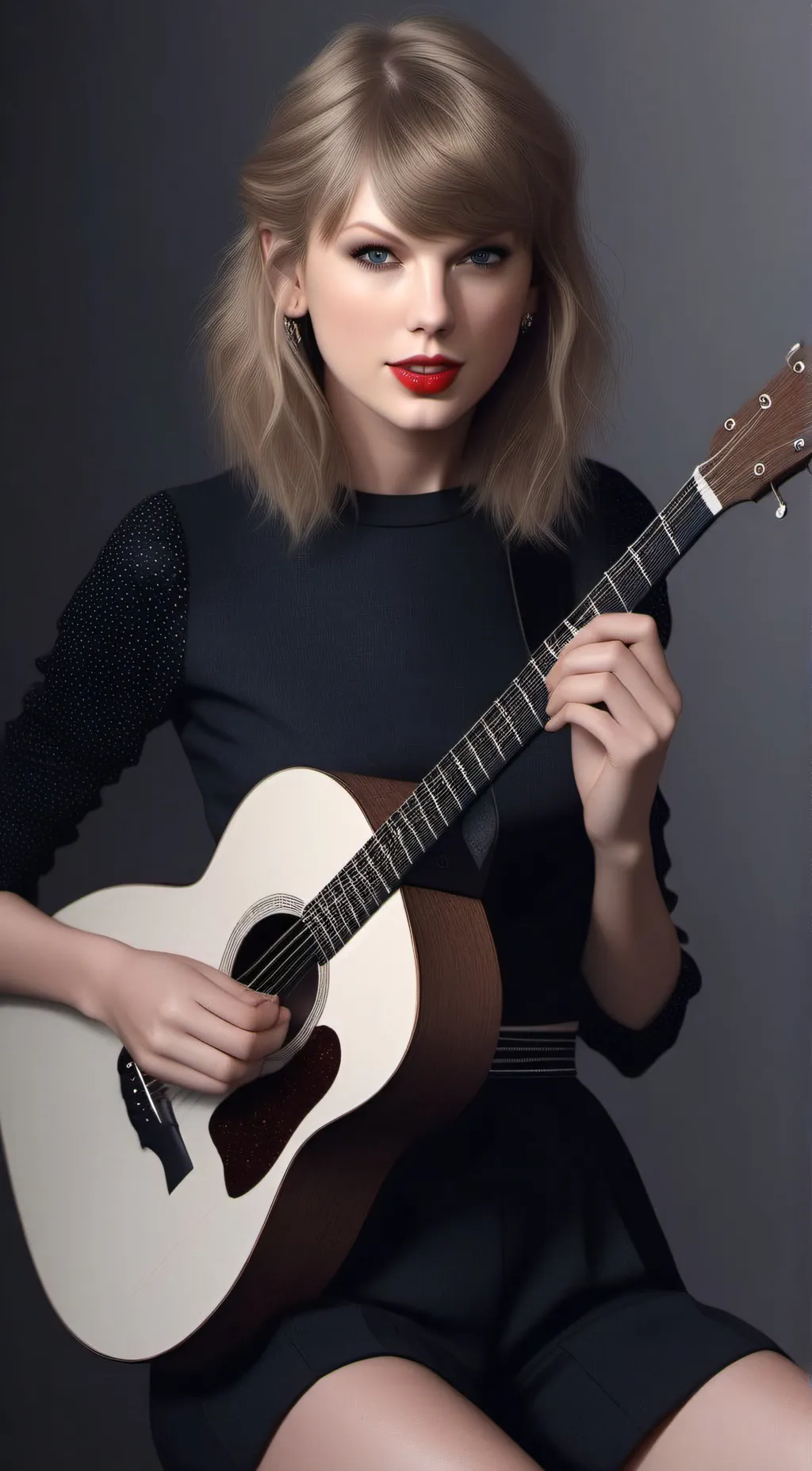 ai character: Taylor Swift  background