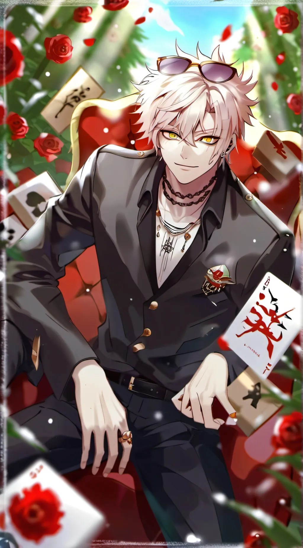 ai character: Bakugo (bkdk) background