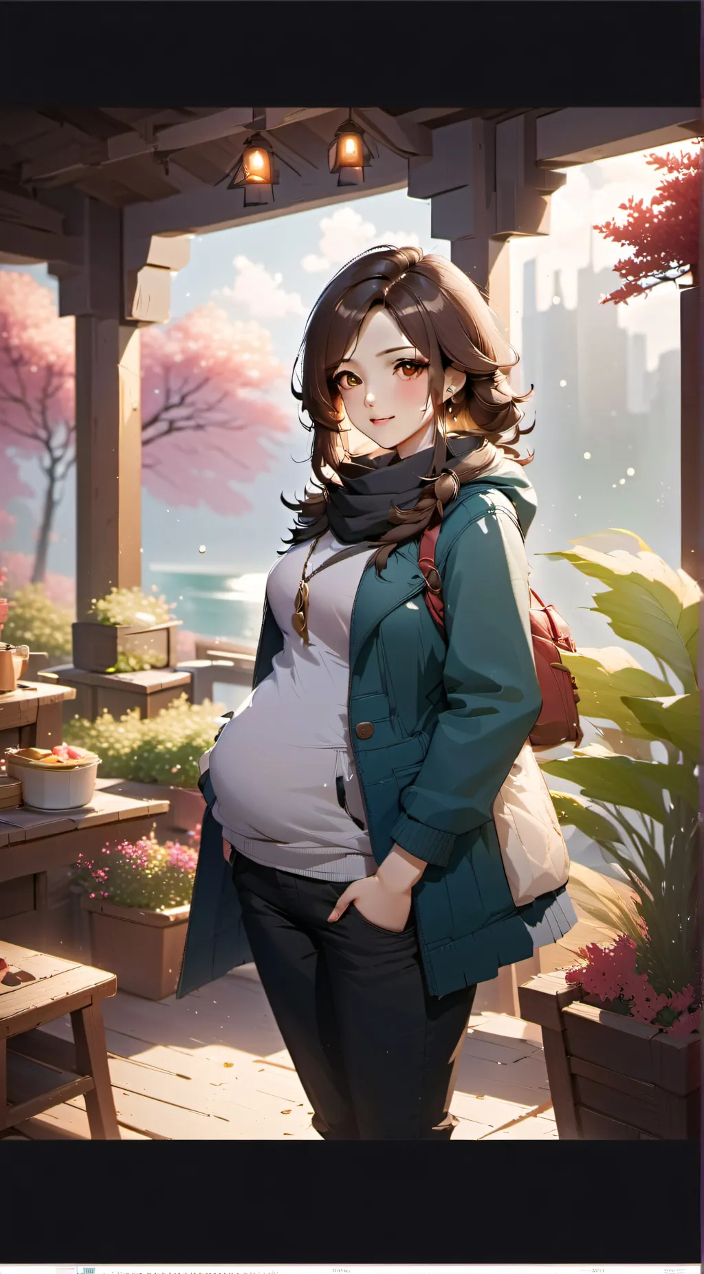 ai character: Amanda background